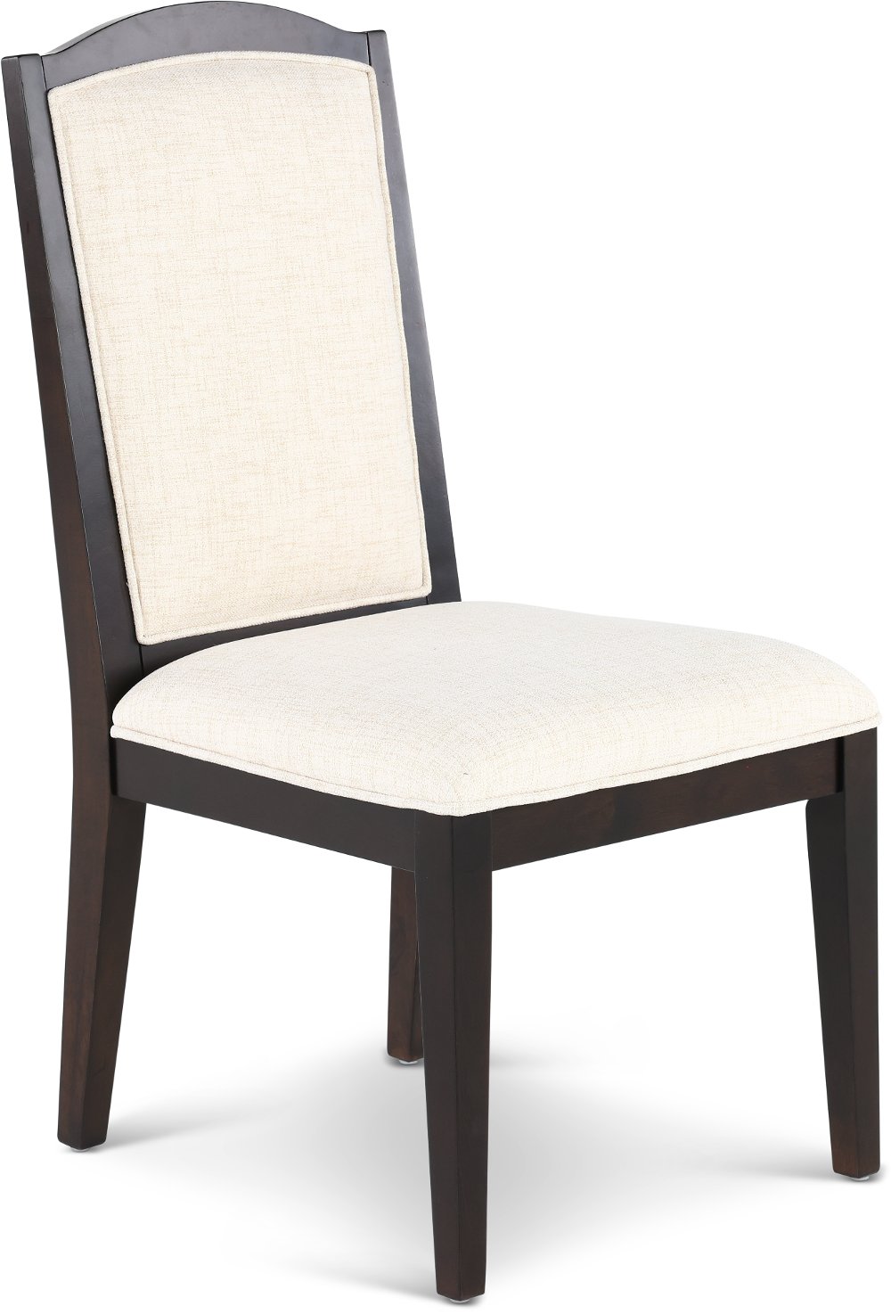 Sutton Dark Brown and White Dining Chair
