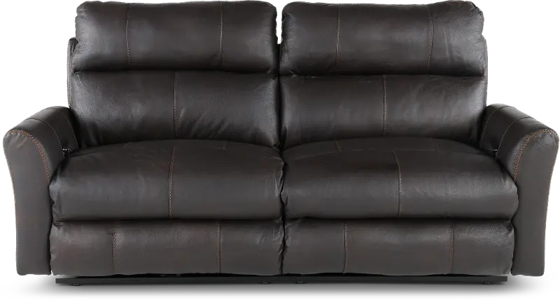 Fredda Dark Brown Power Reclining Sofa