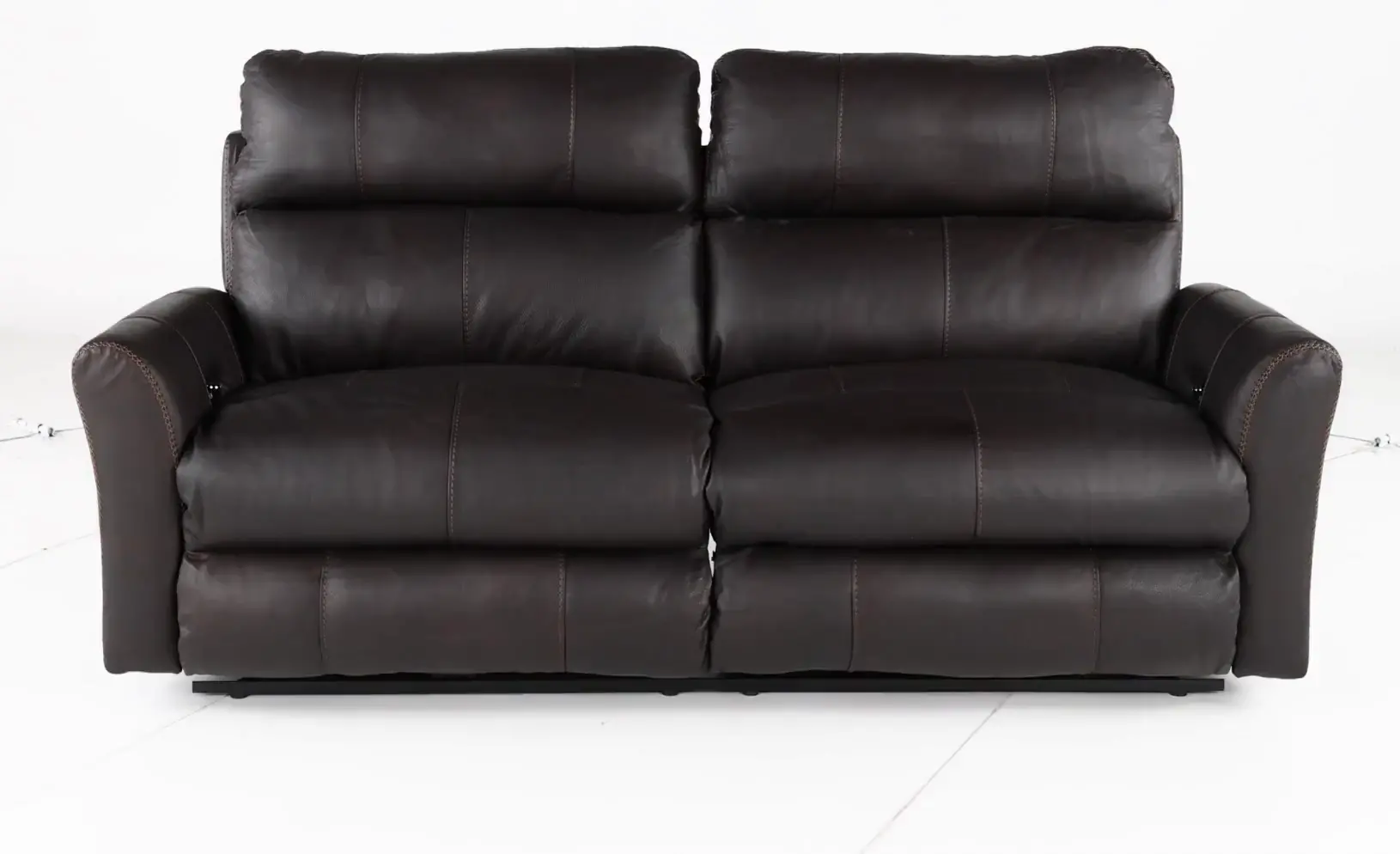 64481/1225-09/3025-09 Fredda Dark Brown Power Reclining Sofa-5
