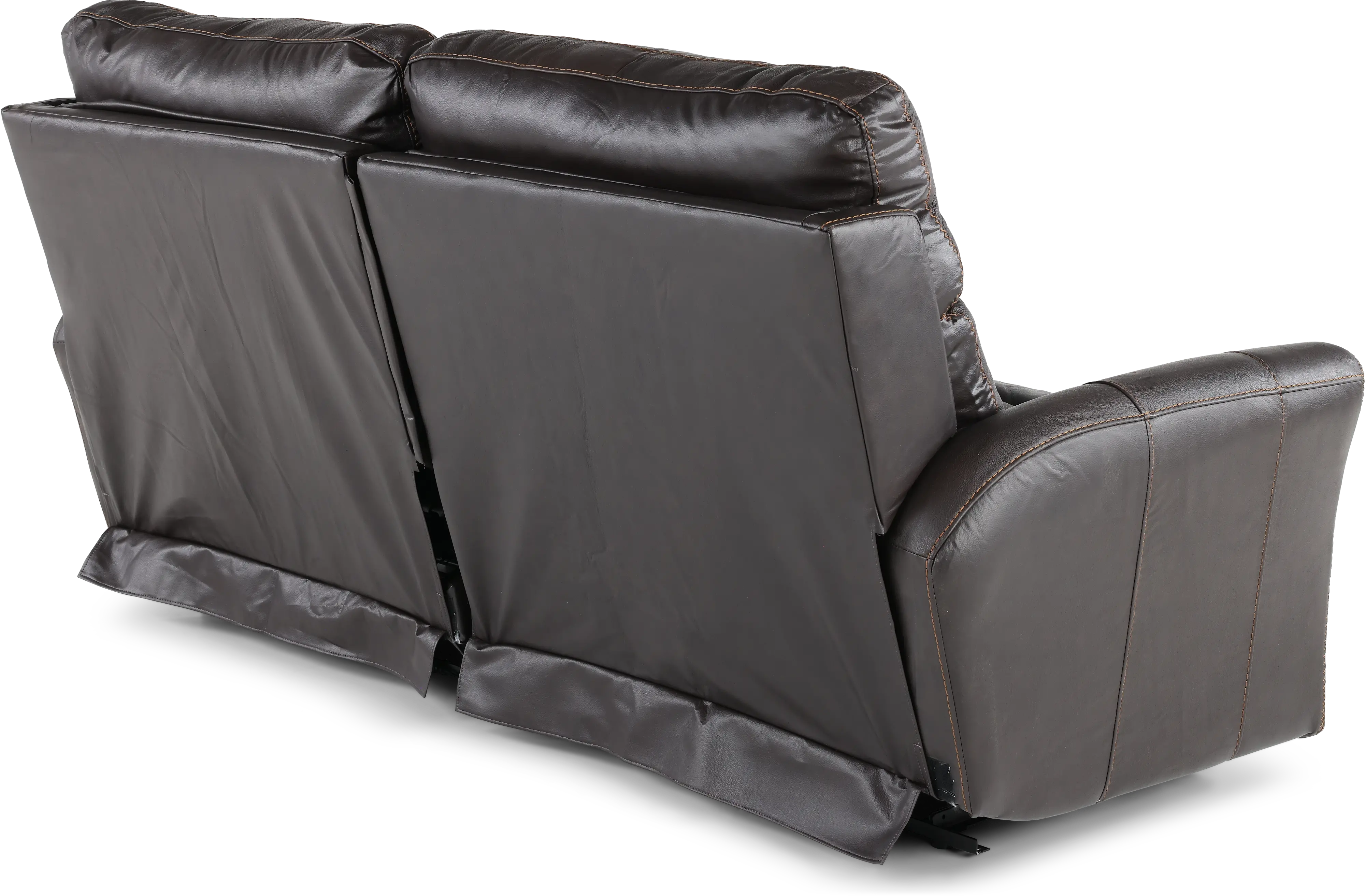 64481/1225-09/3025-09 Fredda Dark Brown Power Reclining Sofa-7