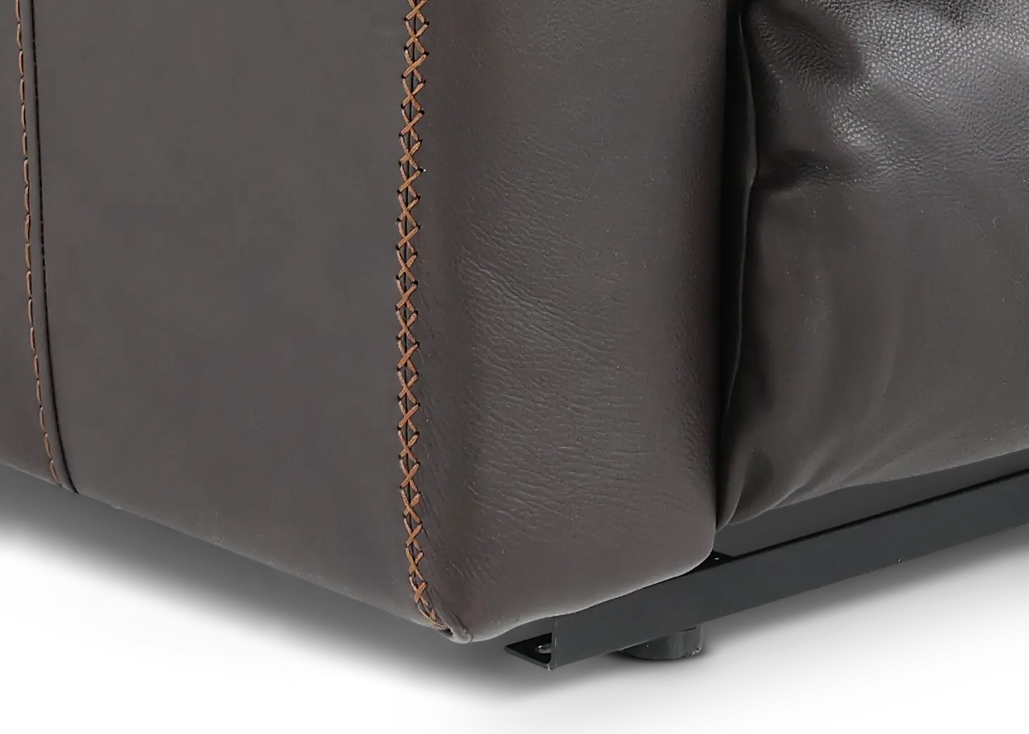 64481/1225-09/3025-09 Fredda Dark Brown Power Reclining Sofa-8