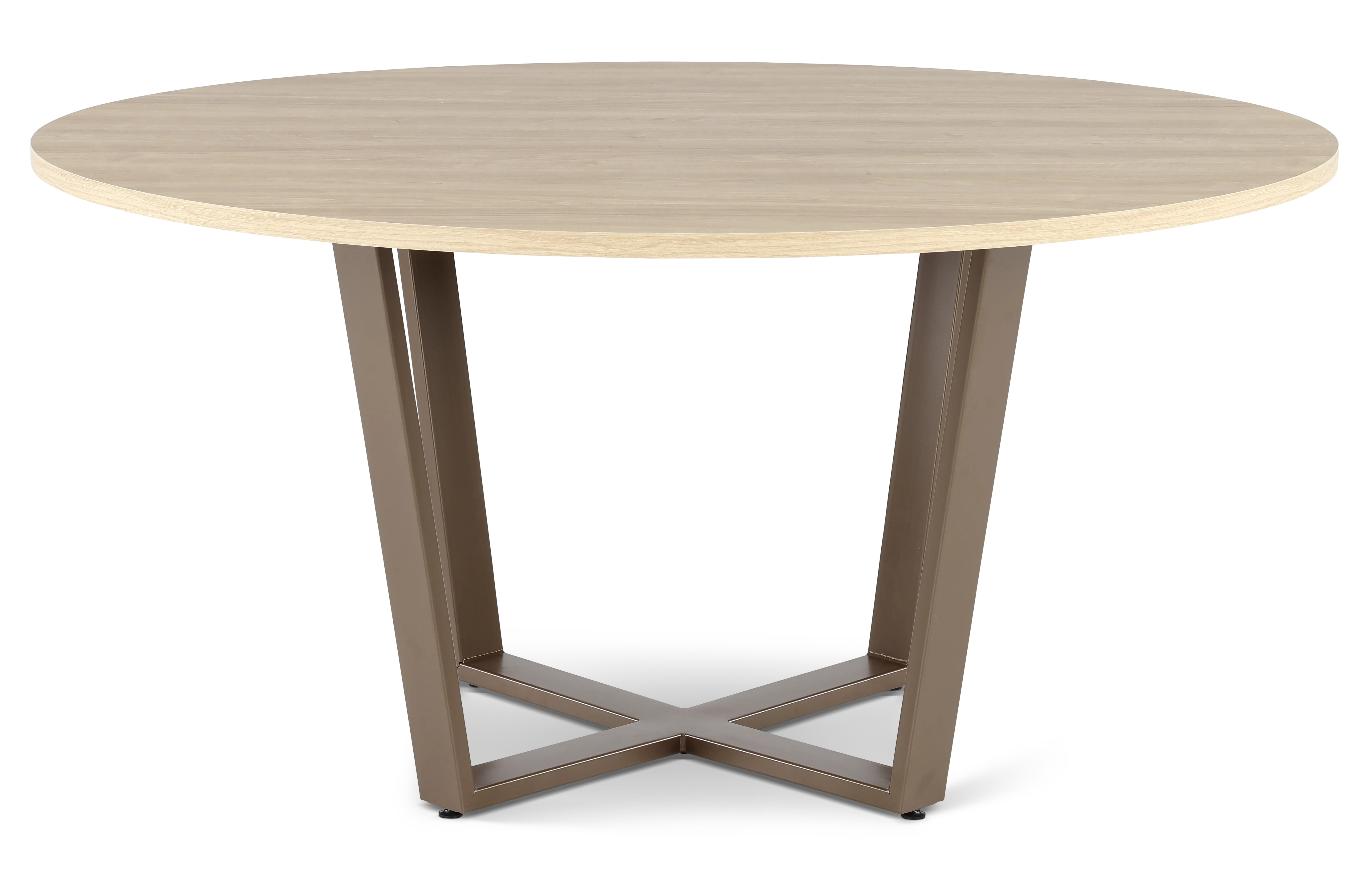 Ellington Tan and Bronze Dining Table-1