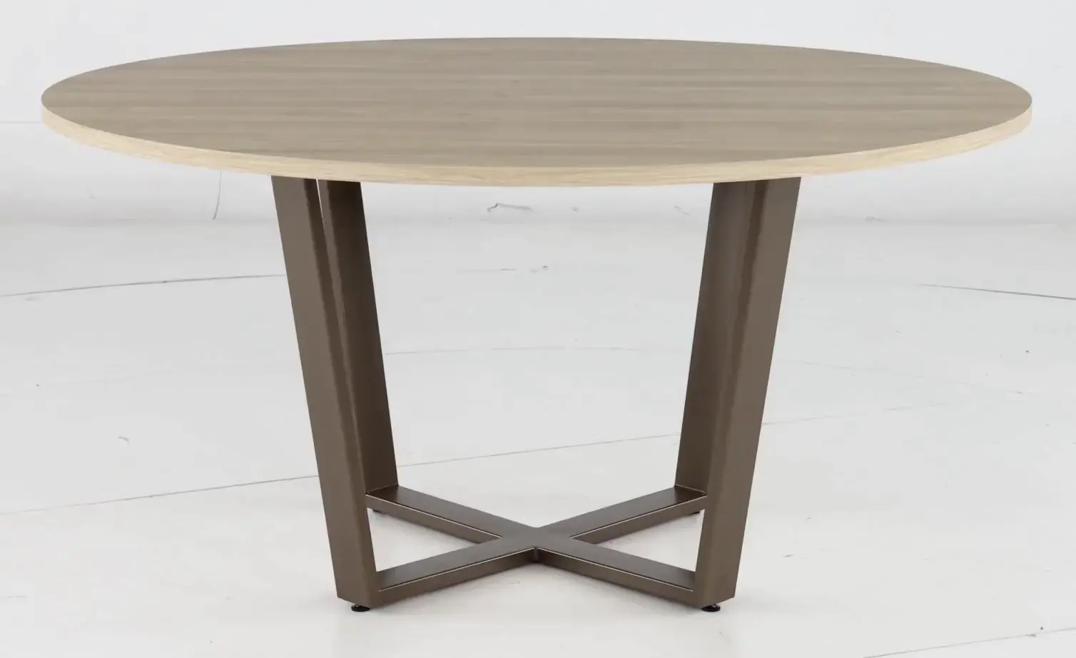 Ellington Tan and Bronze Dining Table-7