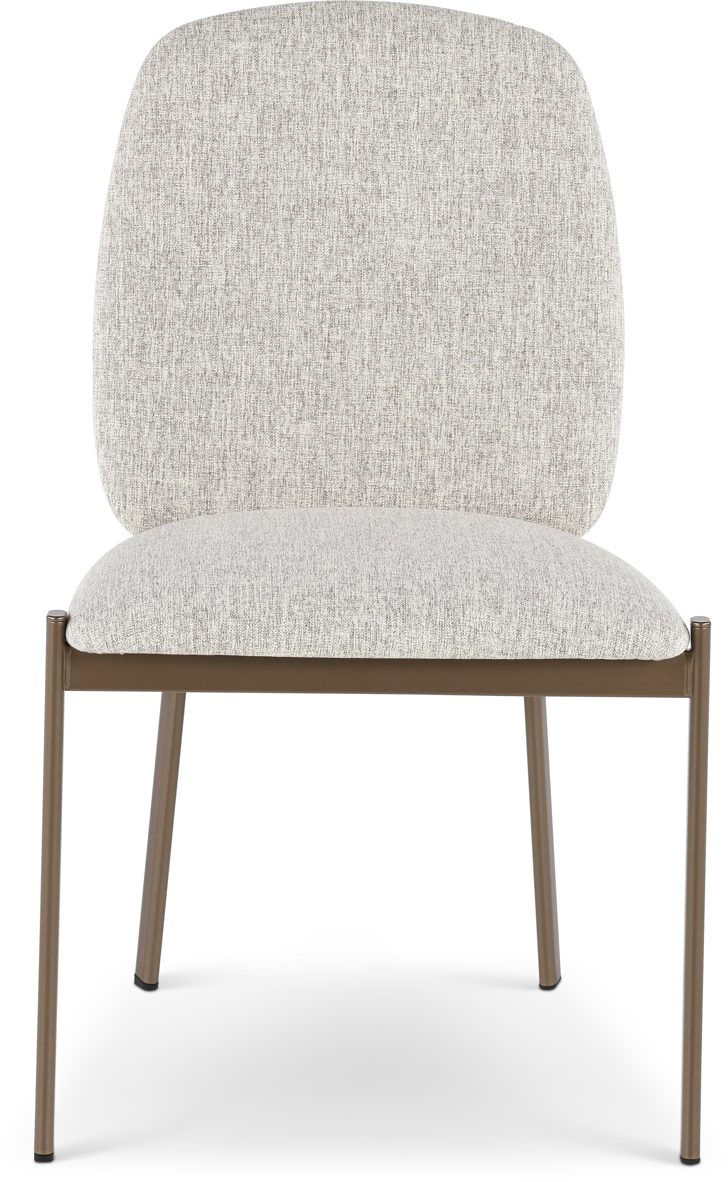 Kally Light Brown and Bronze Dining Chair-2