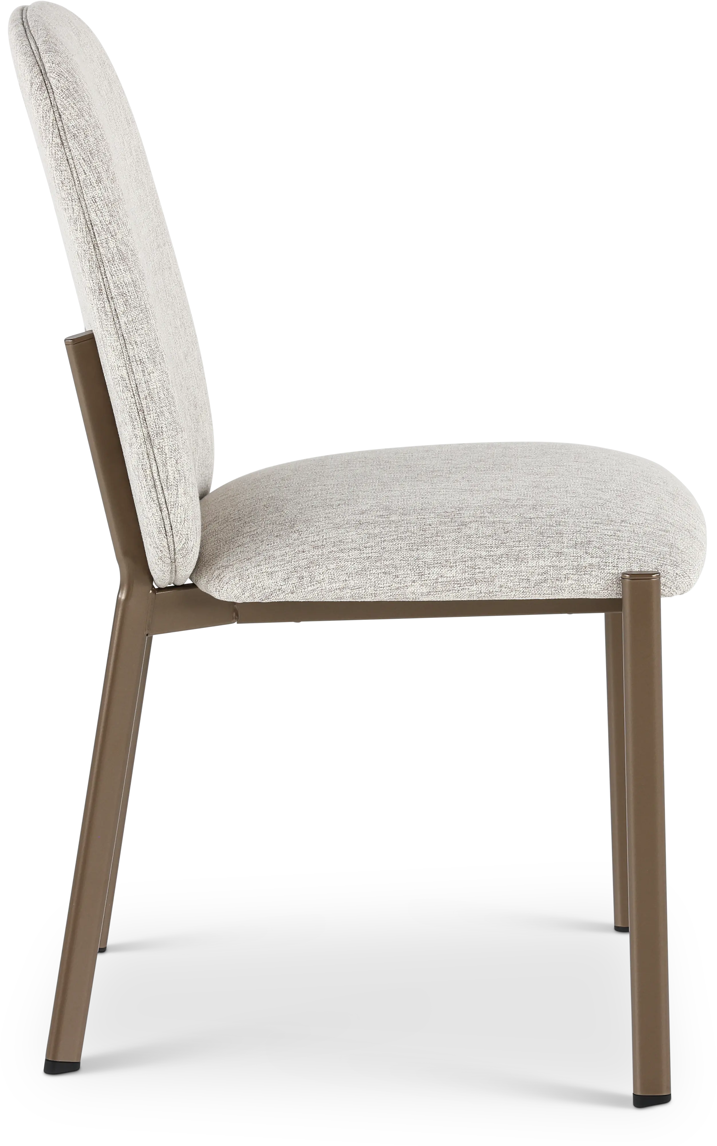 Kally Light Brown and Bronze Dining Chair-6