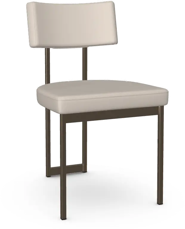 Ellington White and Bronze Dining Chair-1
