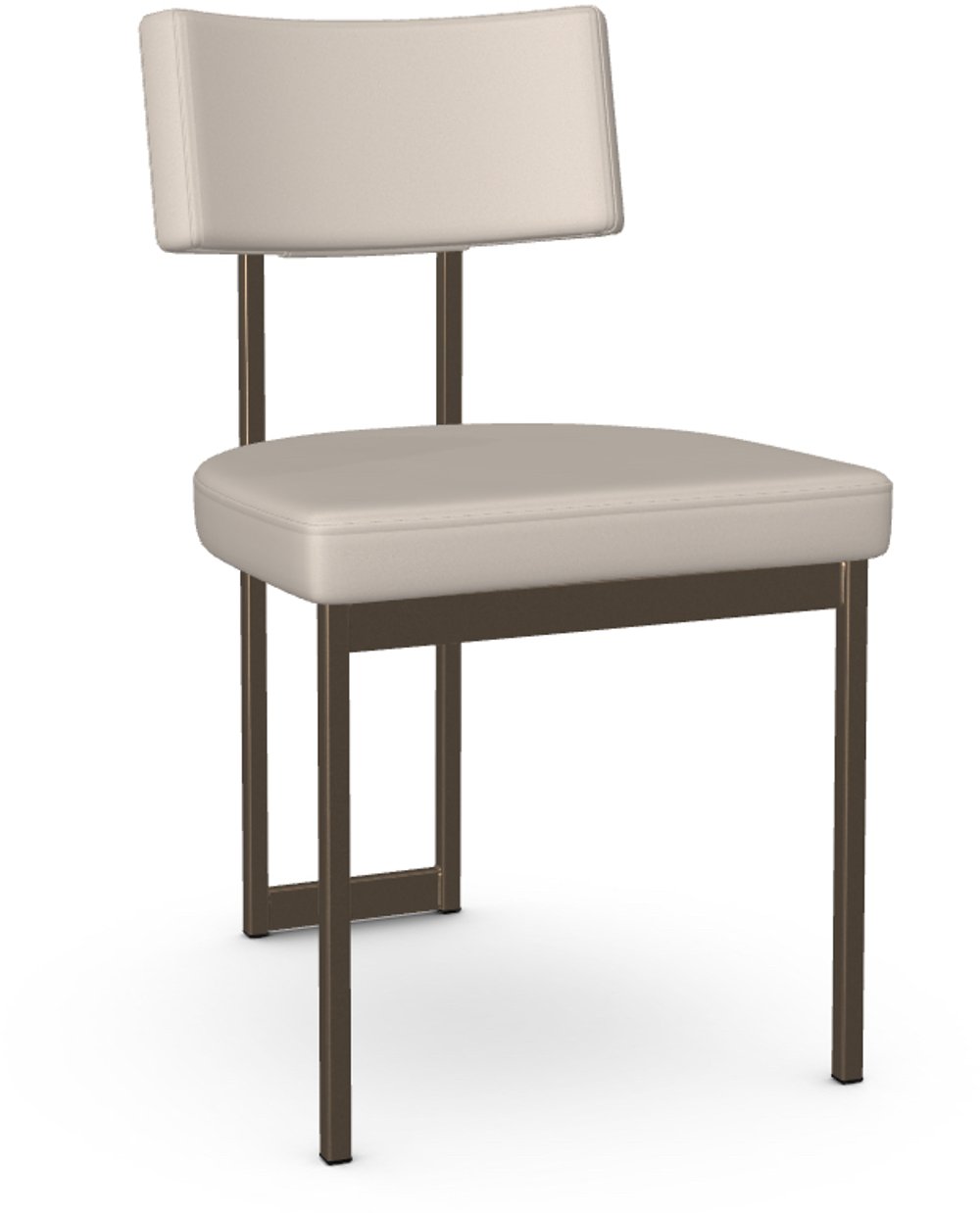 Ellington White and Bronze Dining Chair