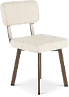Ellington Beige and Bronze Dining Chair