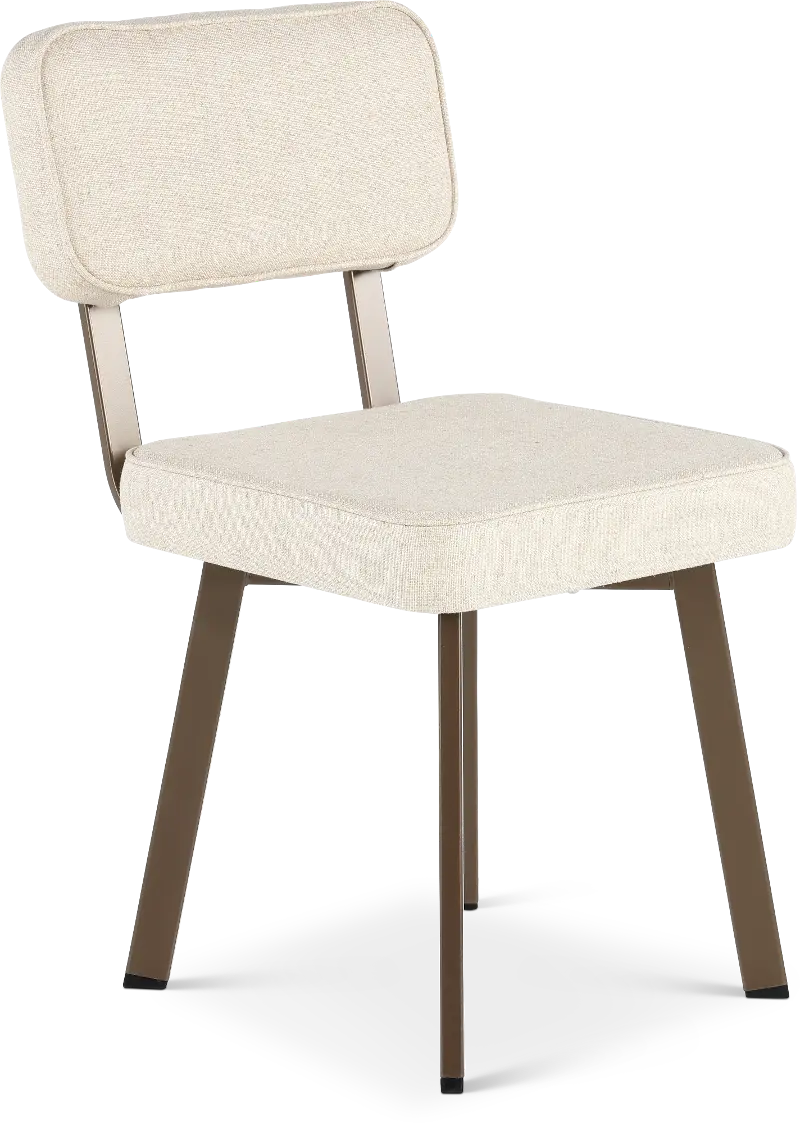 Ellington Beige and Bronze Dining Chair