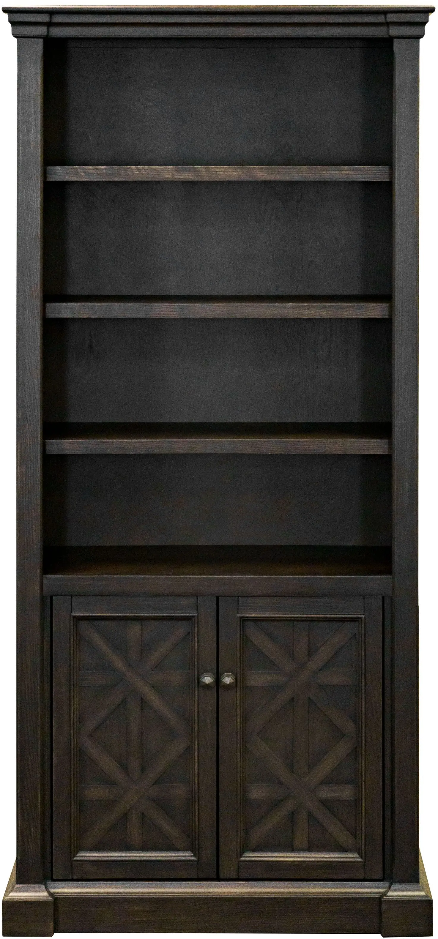 Kingston Dark Brown 78  Bookcase-1
