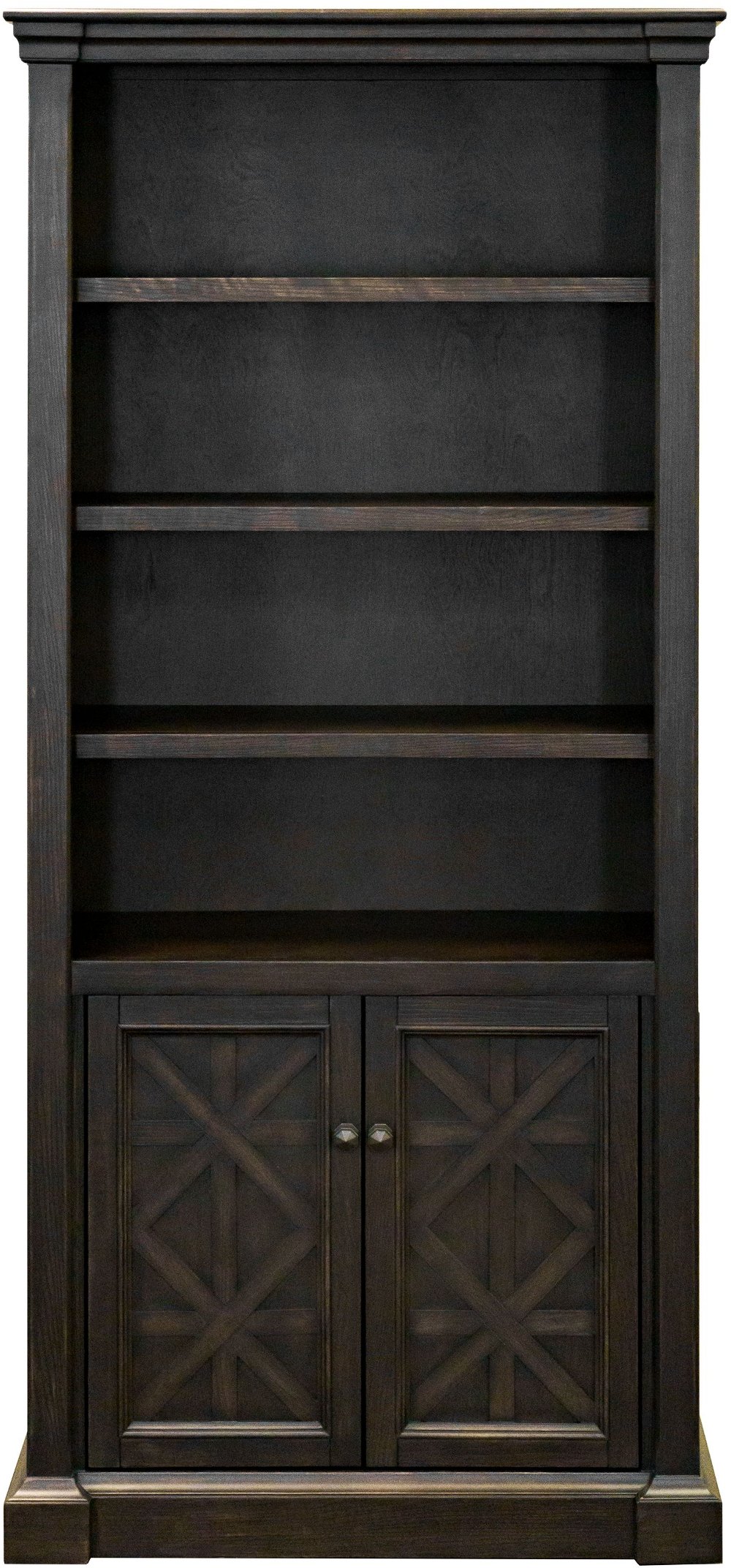 Kingston Dark Brown 78" Bookcase