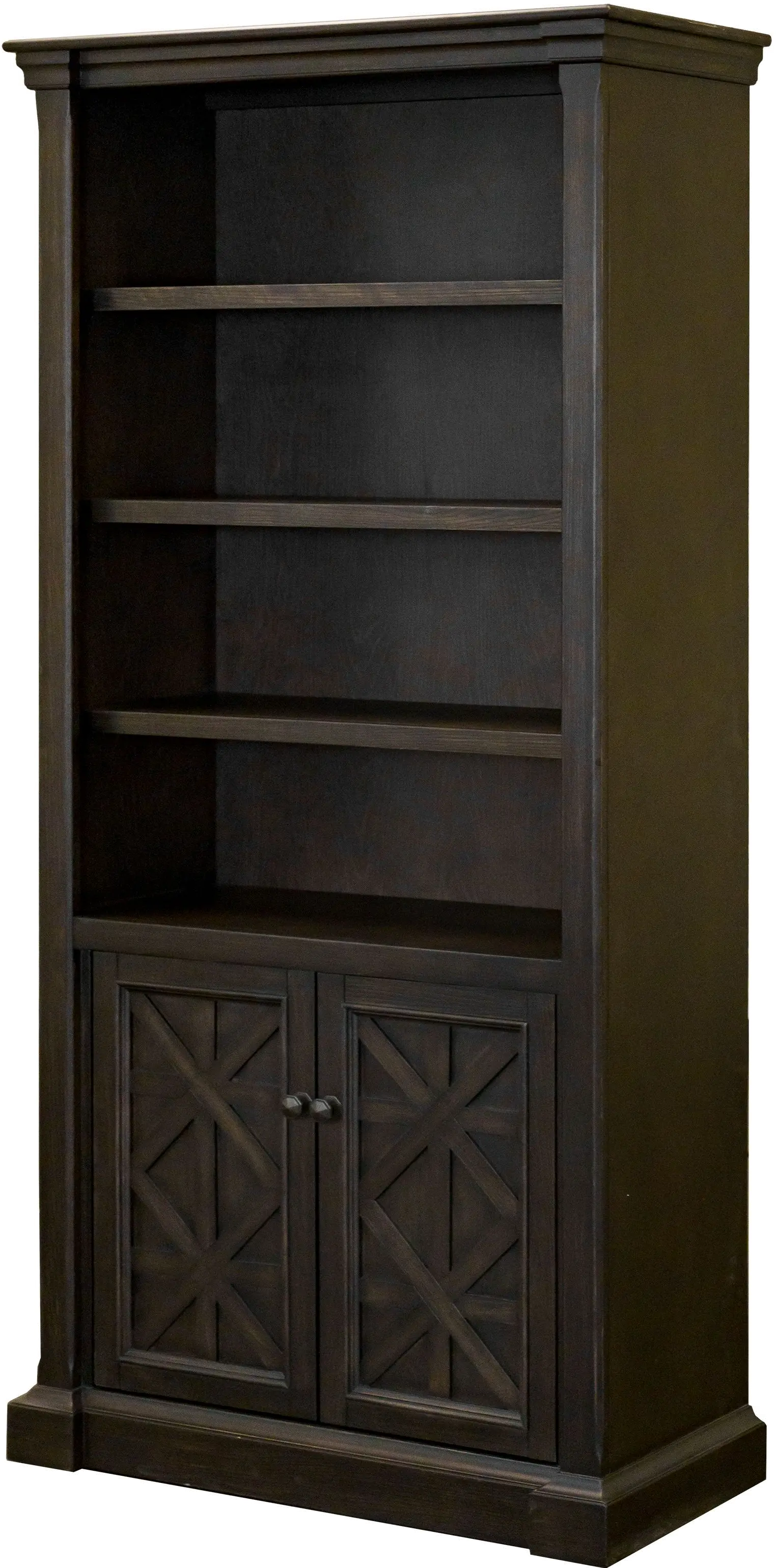 Kingston Dark Brown 78  Bookcase-3