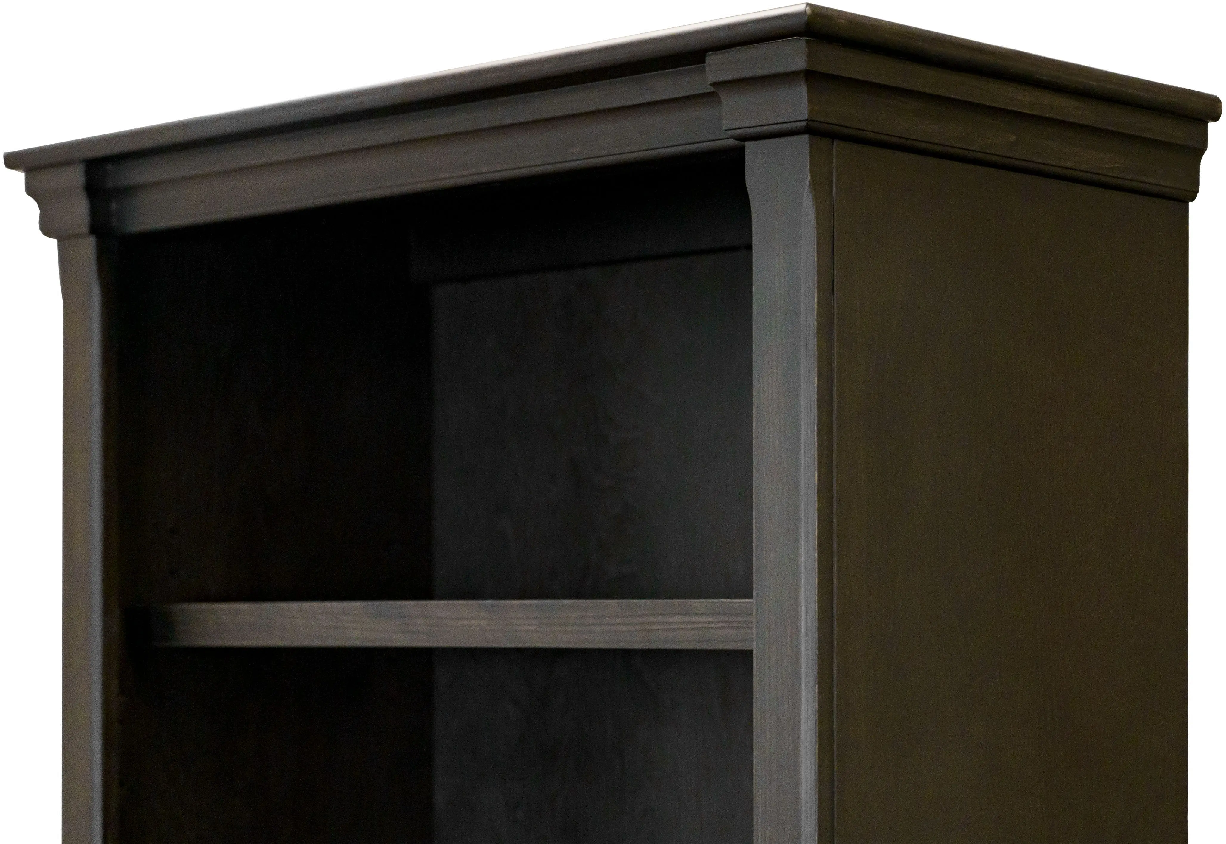 Kingston Dark Brown 78  Bookcase-4