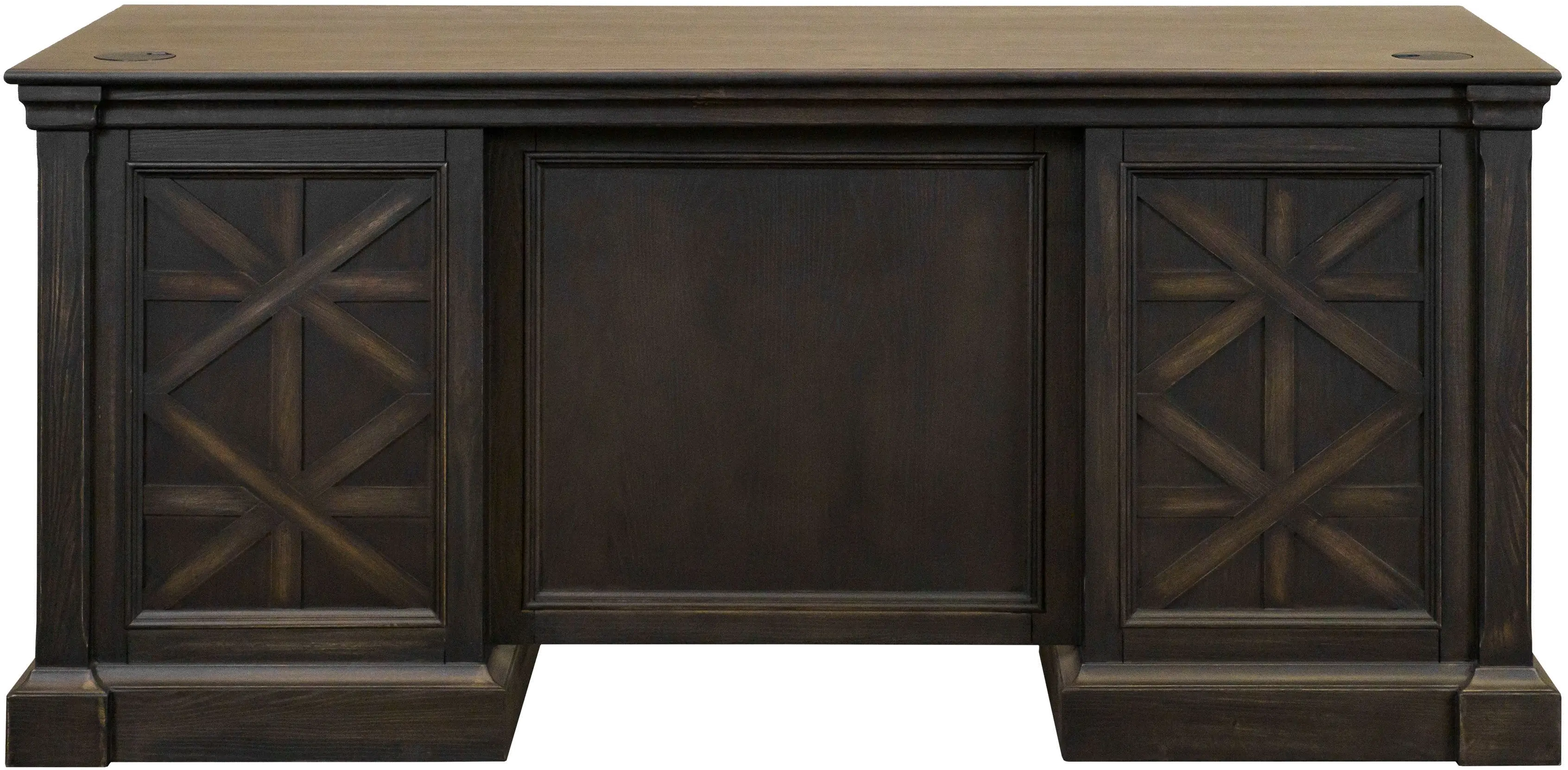 Kingston Dark Brown Executive Desk-3