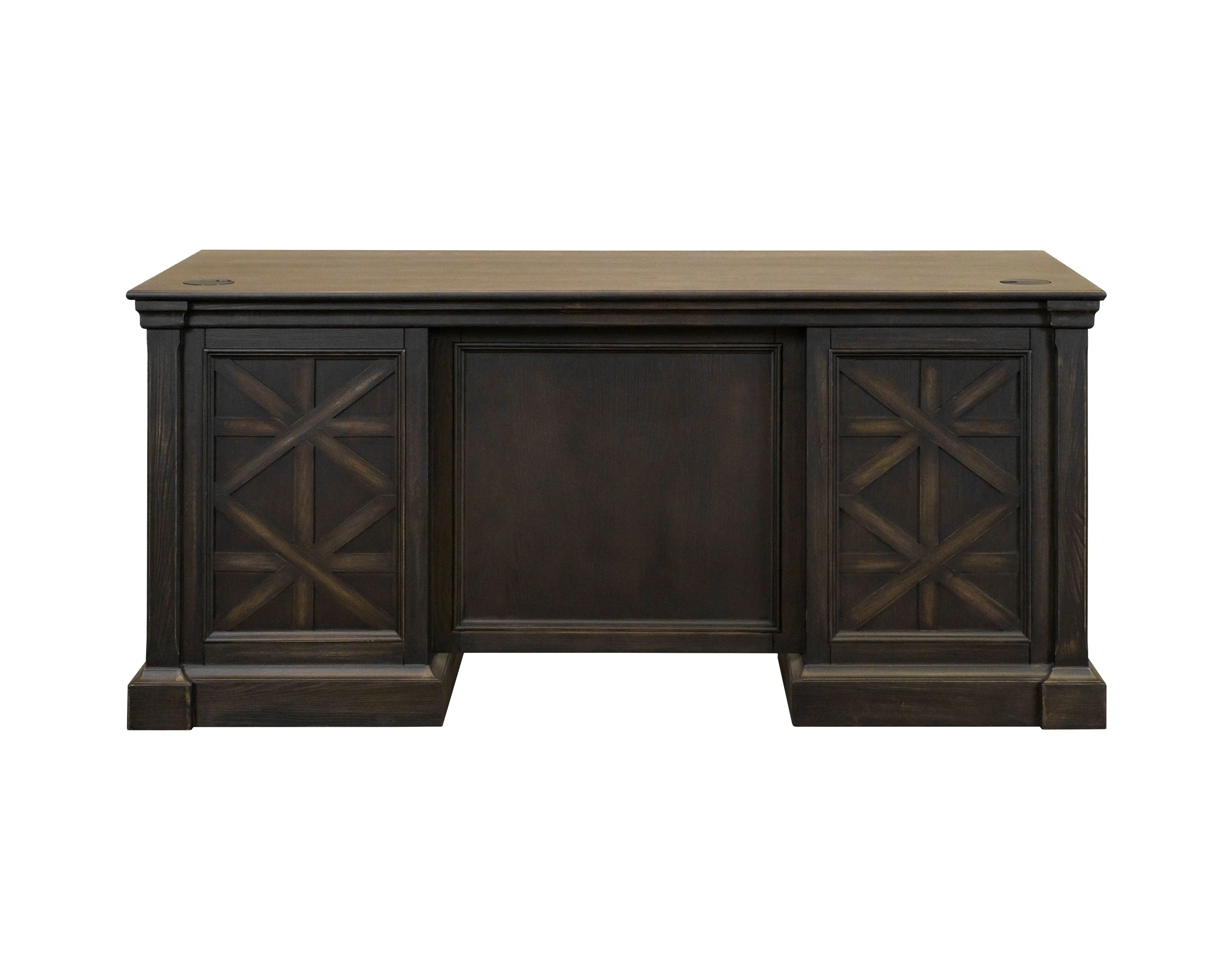 Kingston Dark Brown Executive Desk-3