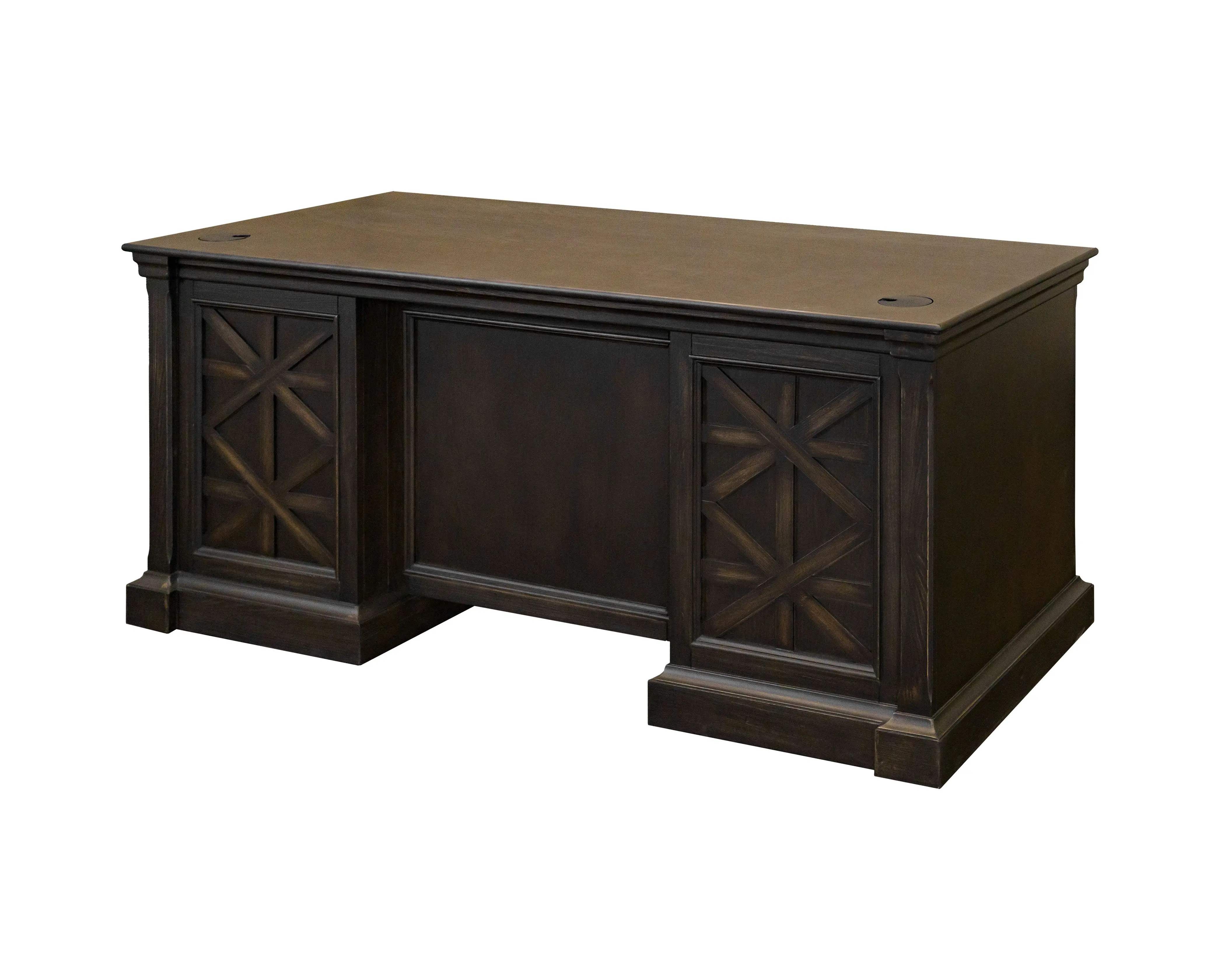 Kingston Dark Brown Executive Desk-4