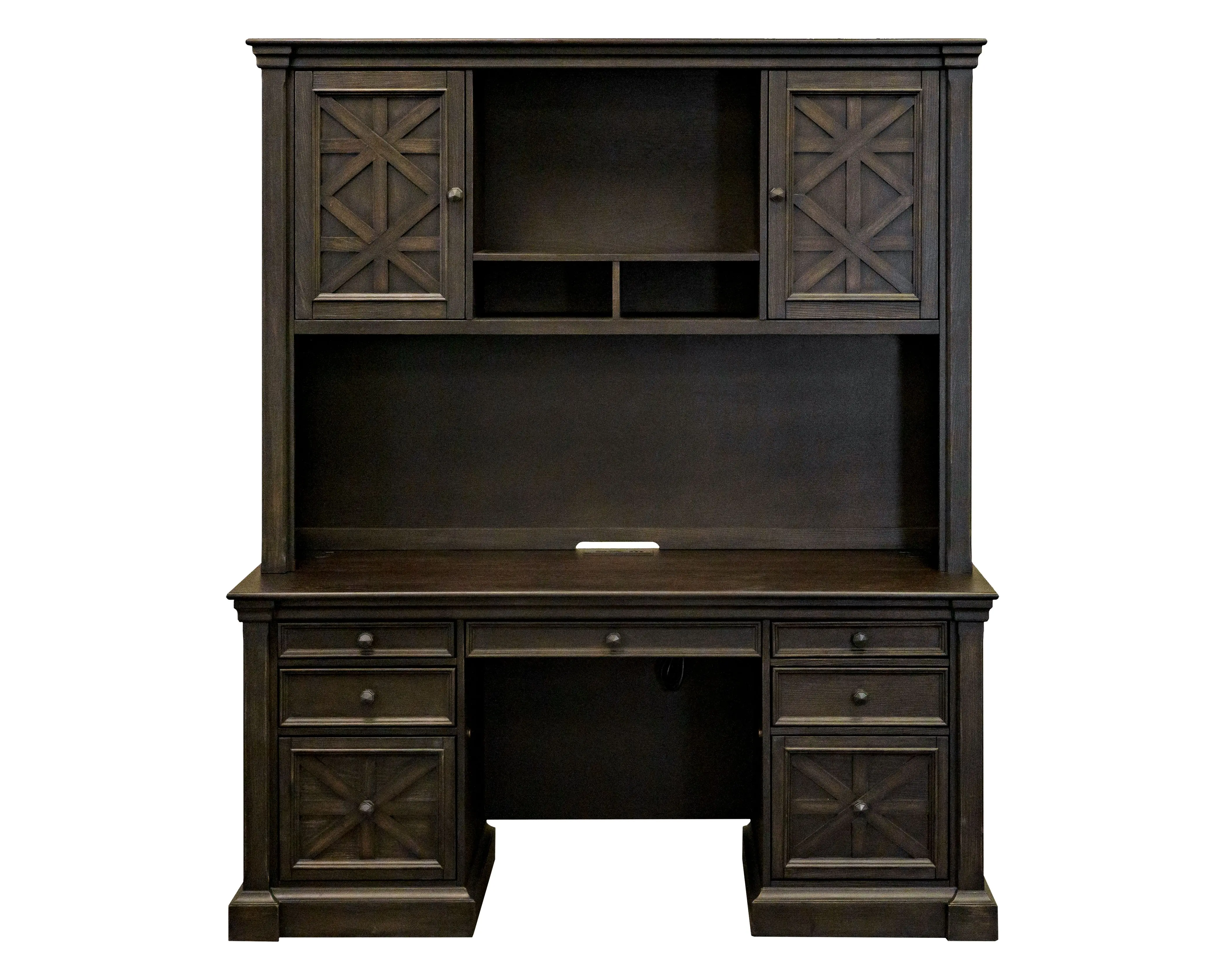 Kingston Dark Brown Hutch-1