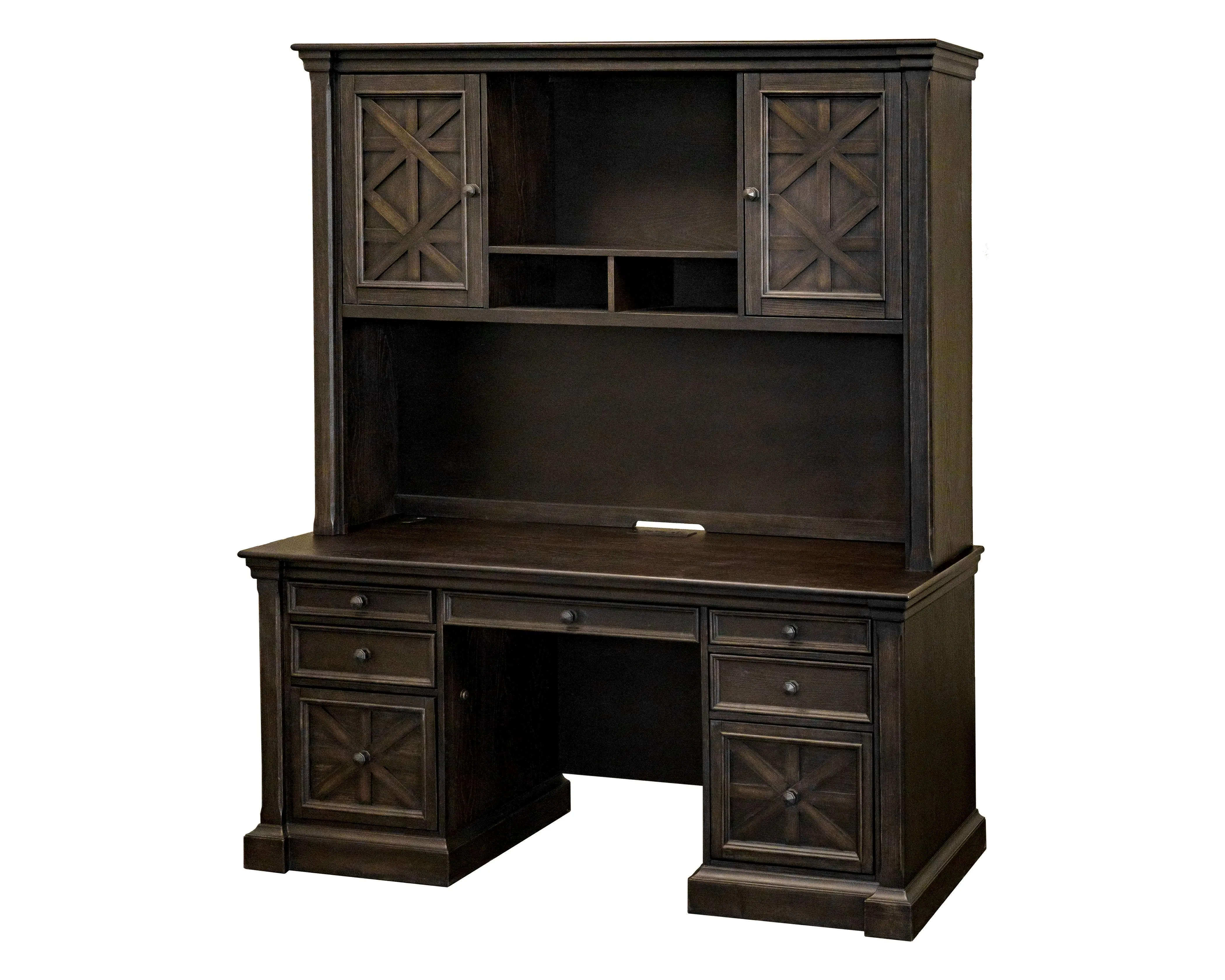 Kingston Dark Brown Hutch-3