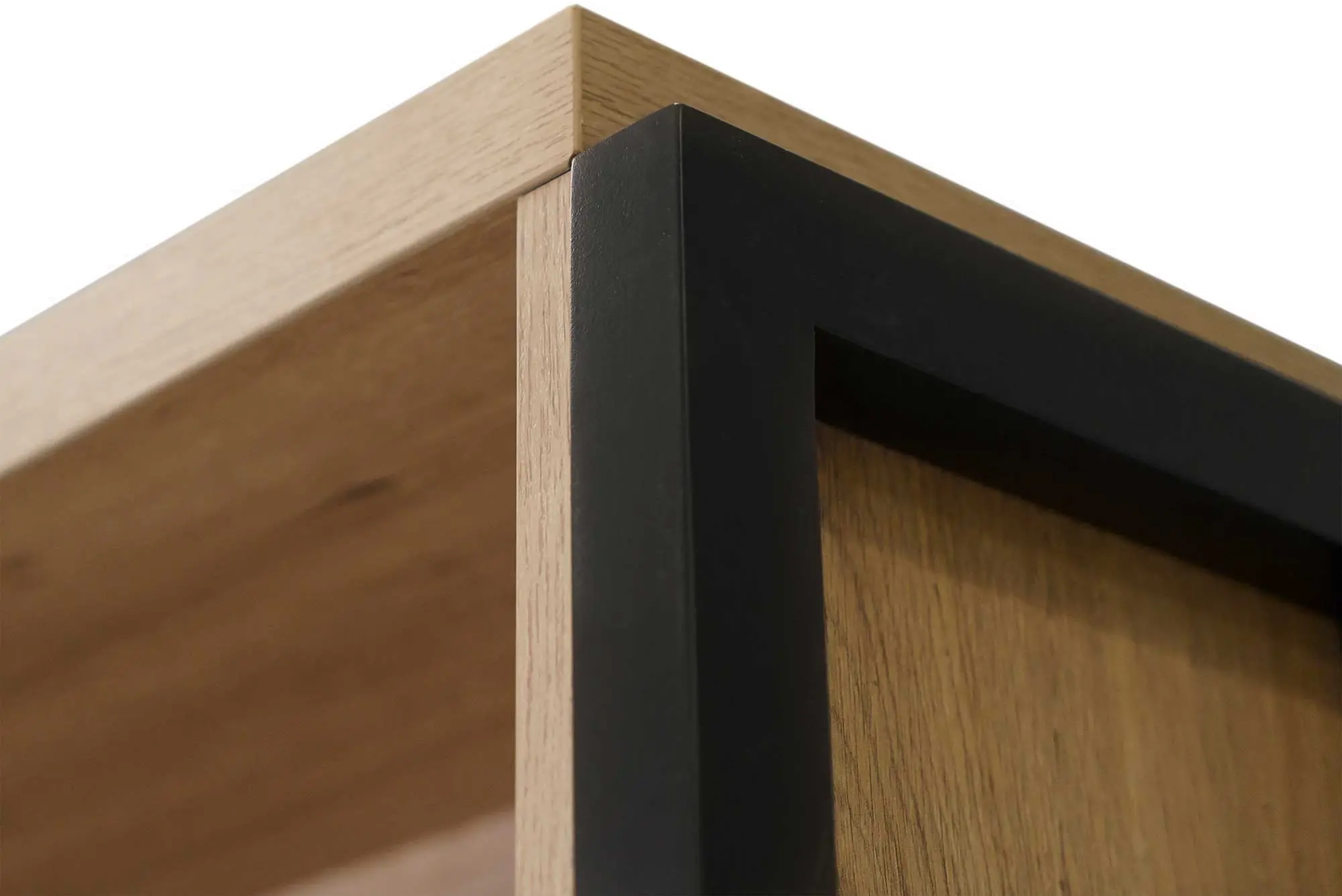 Mason Natural and Black Bookcase-3