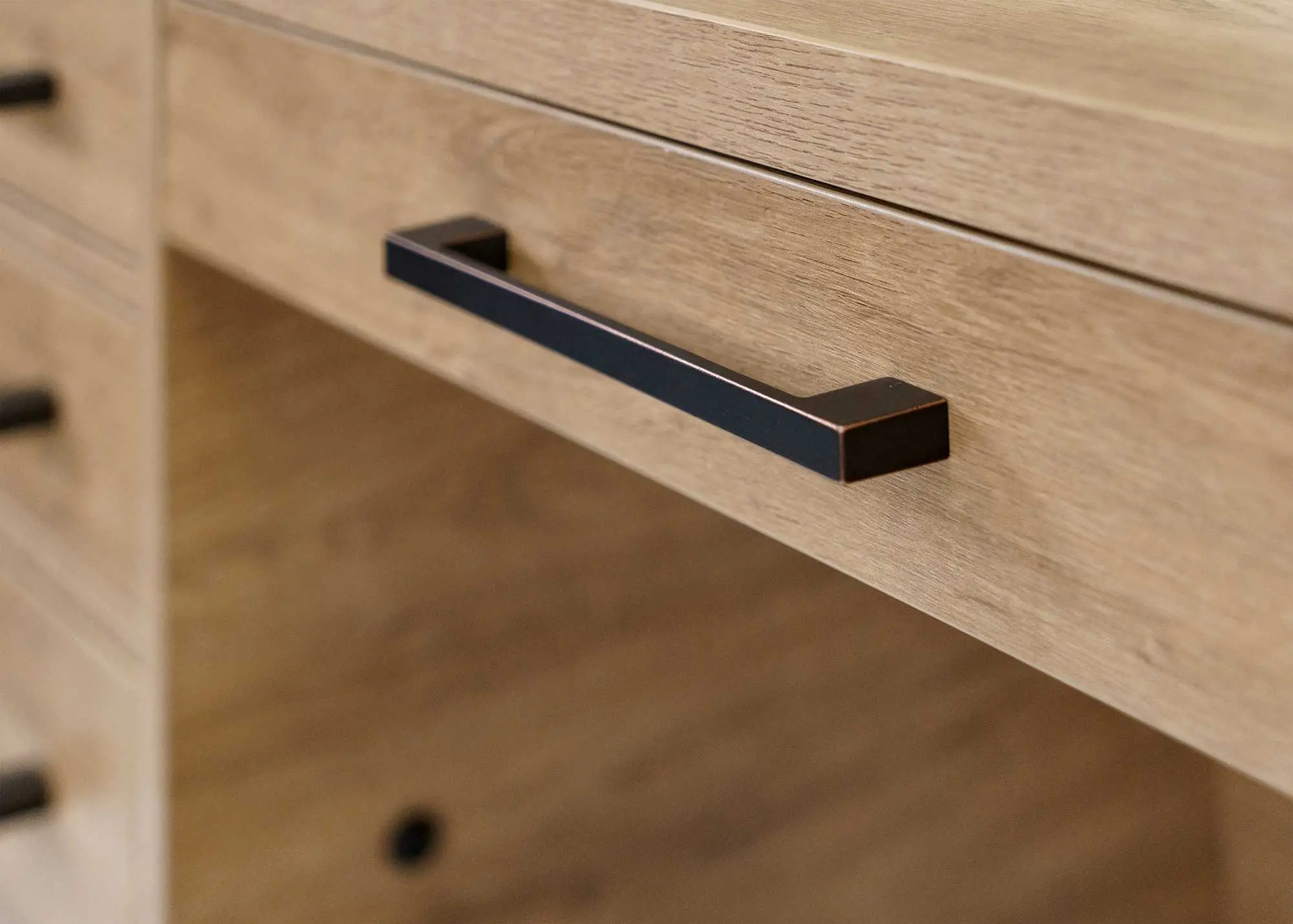 Mason Natural and Black Credenza-4