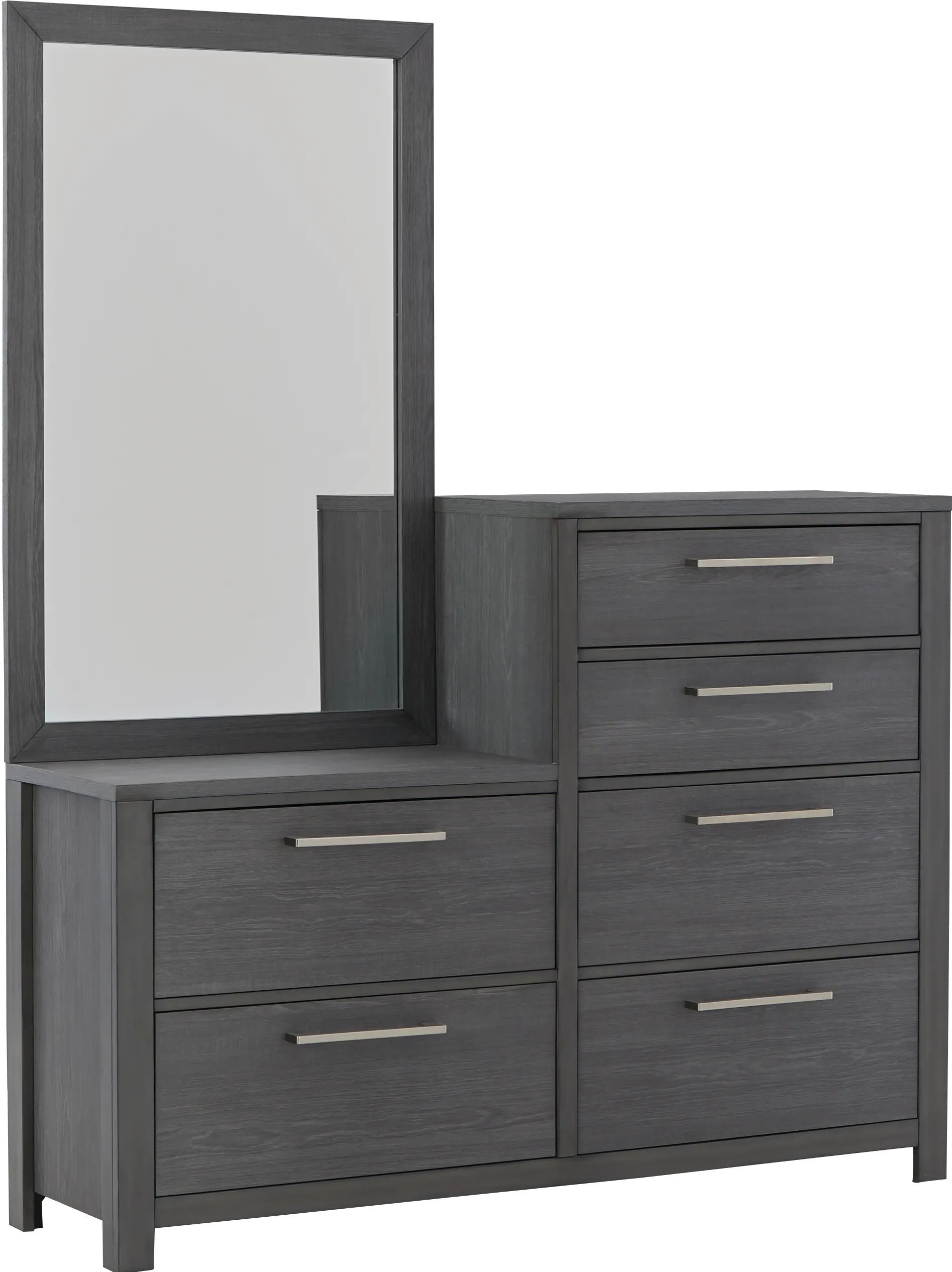 Westpoint Gray Dresser-3