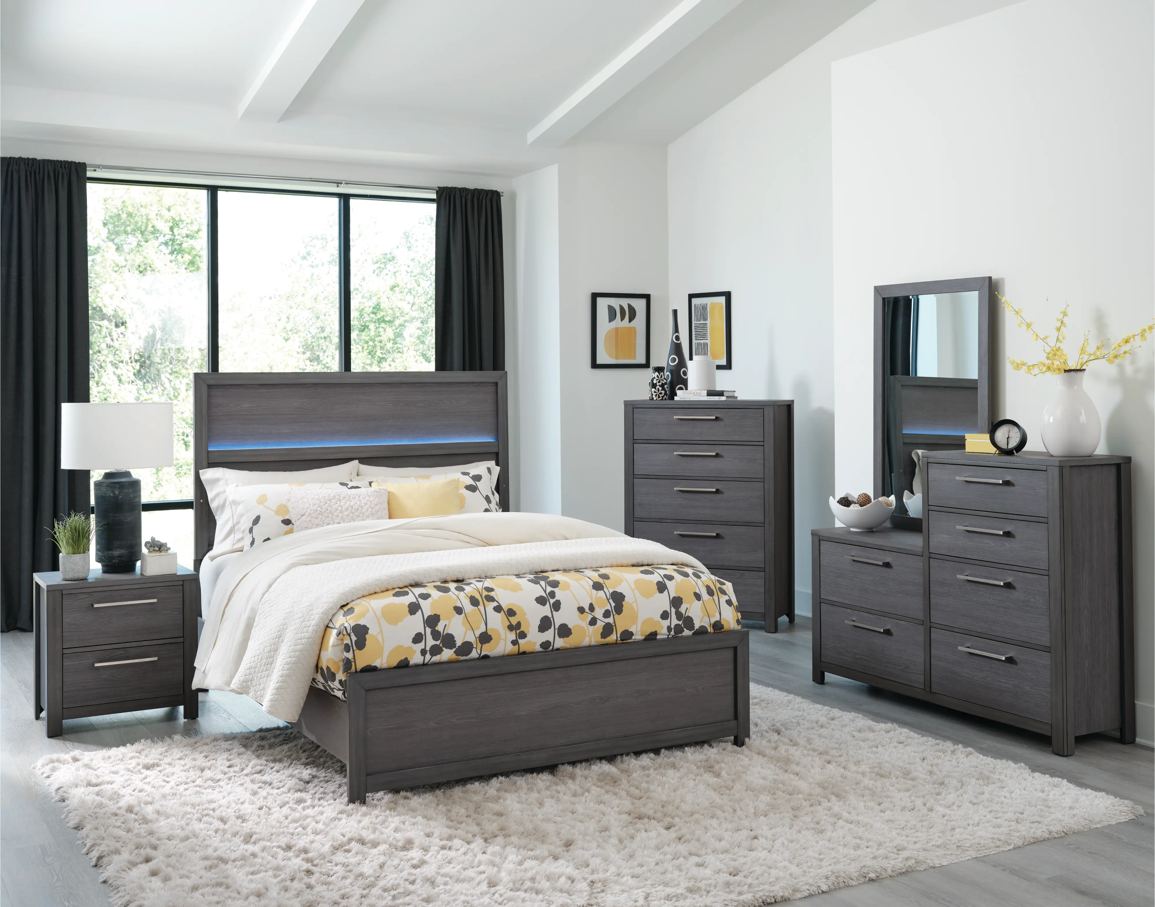 Westpoint Gray Chest of Drawers-2