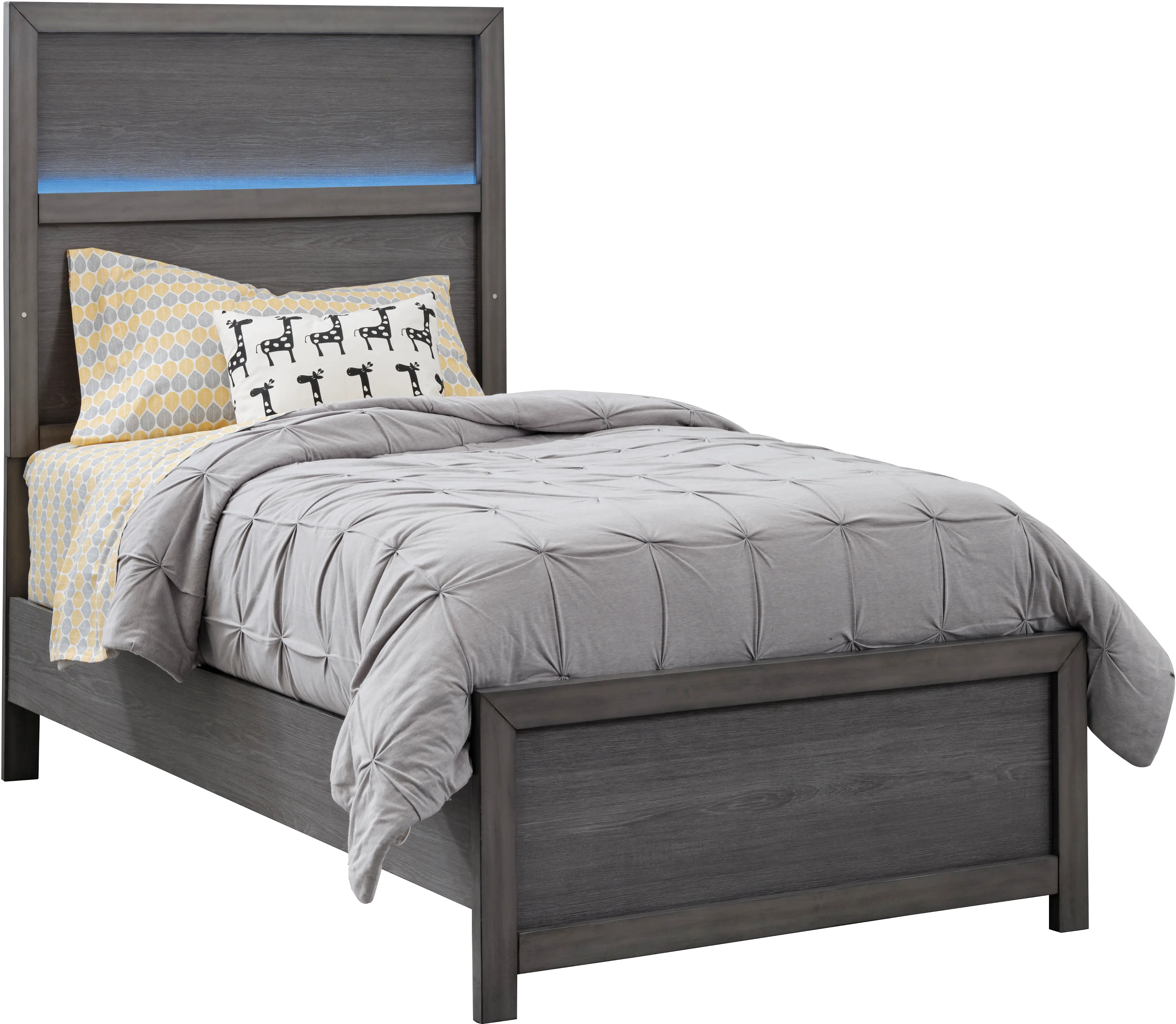 Westpoint Gray Twin Bed-1