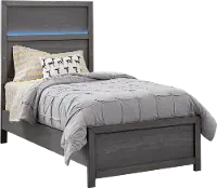 Westpoint Gray Twin Bed