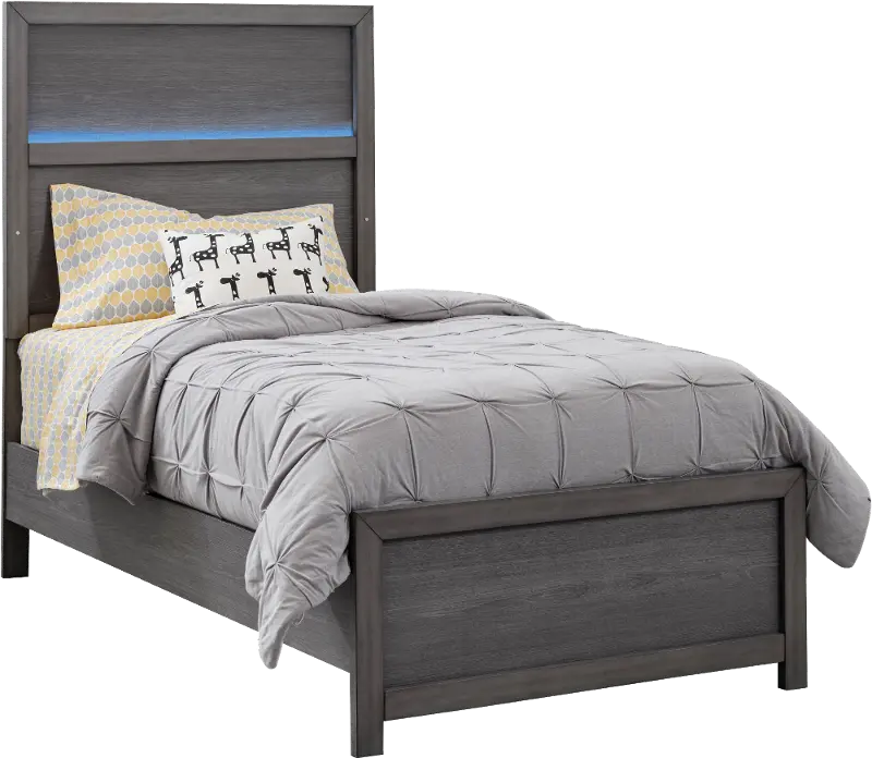 Westpoint Gray Twin Bed