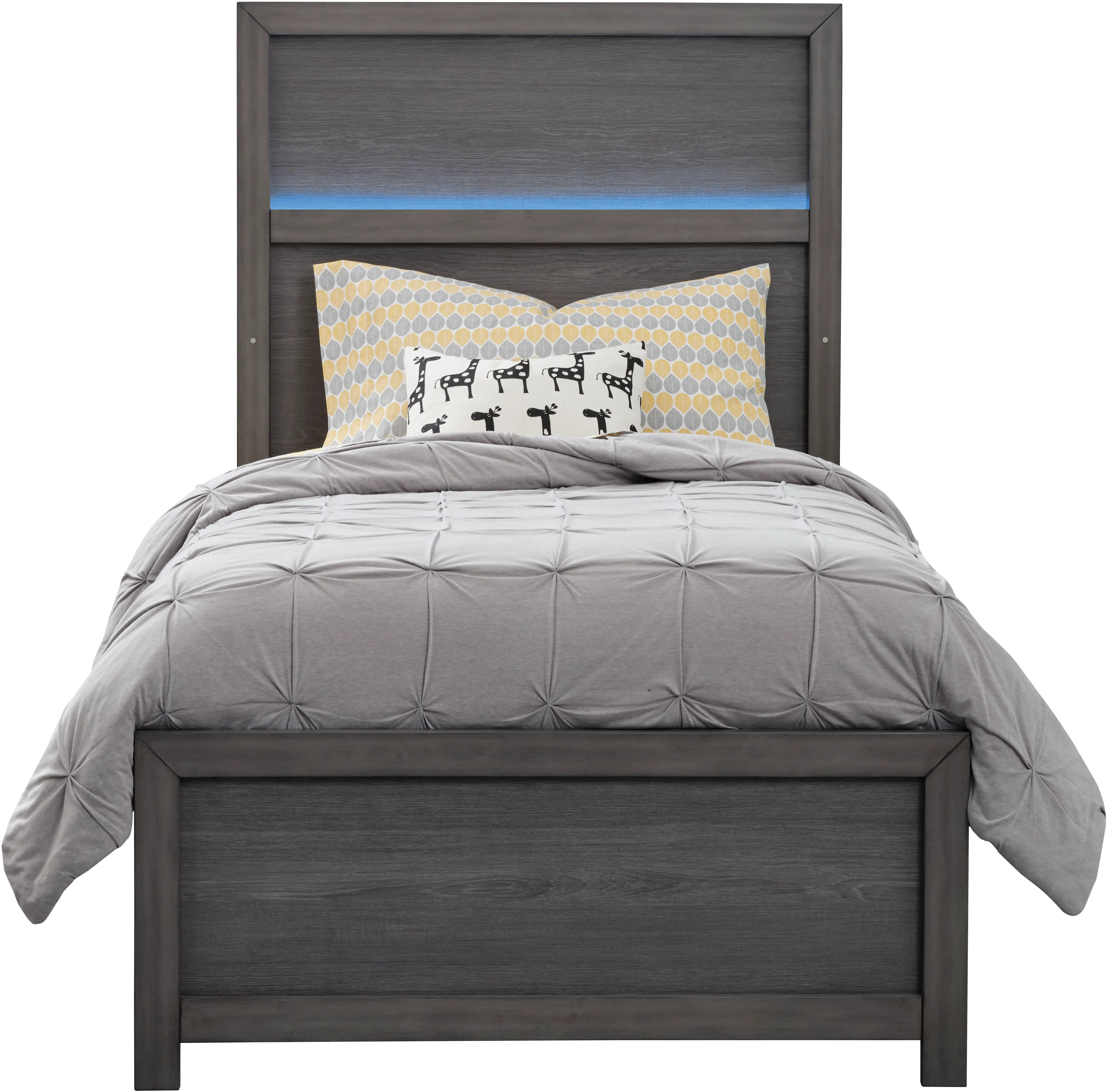 Westpoint Gray Twin Bed-3