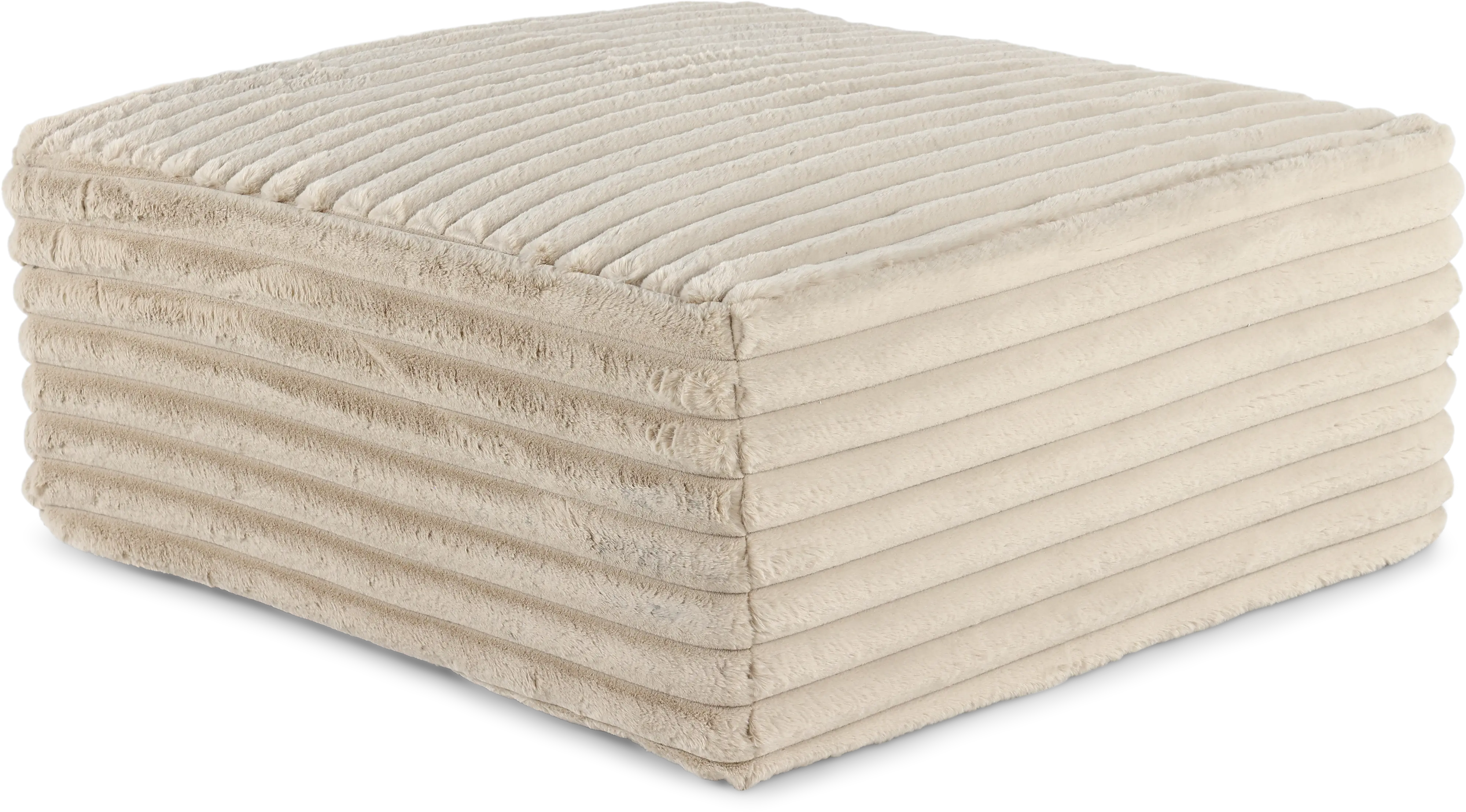 Caspian Beige Ottoman-1