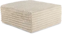 Caspian Beige Ottoman