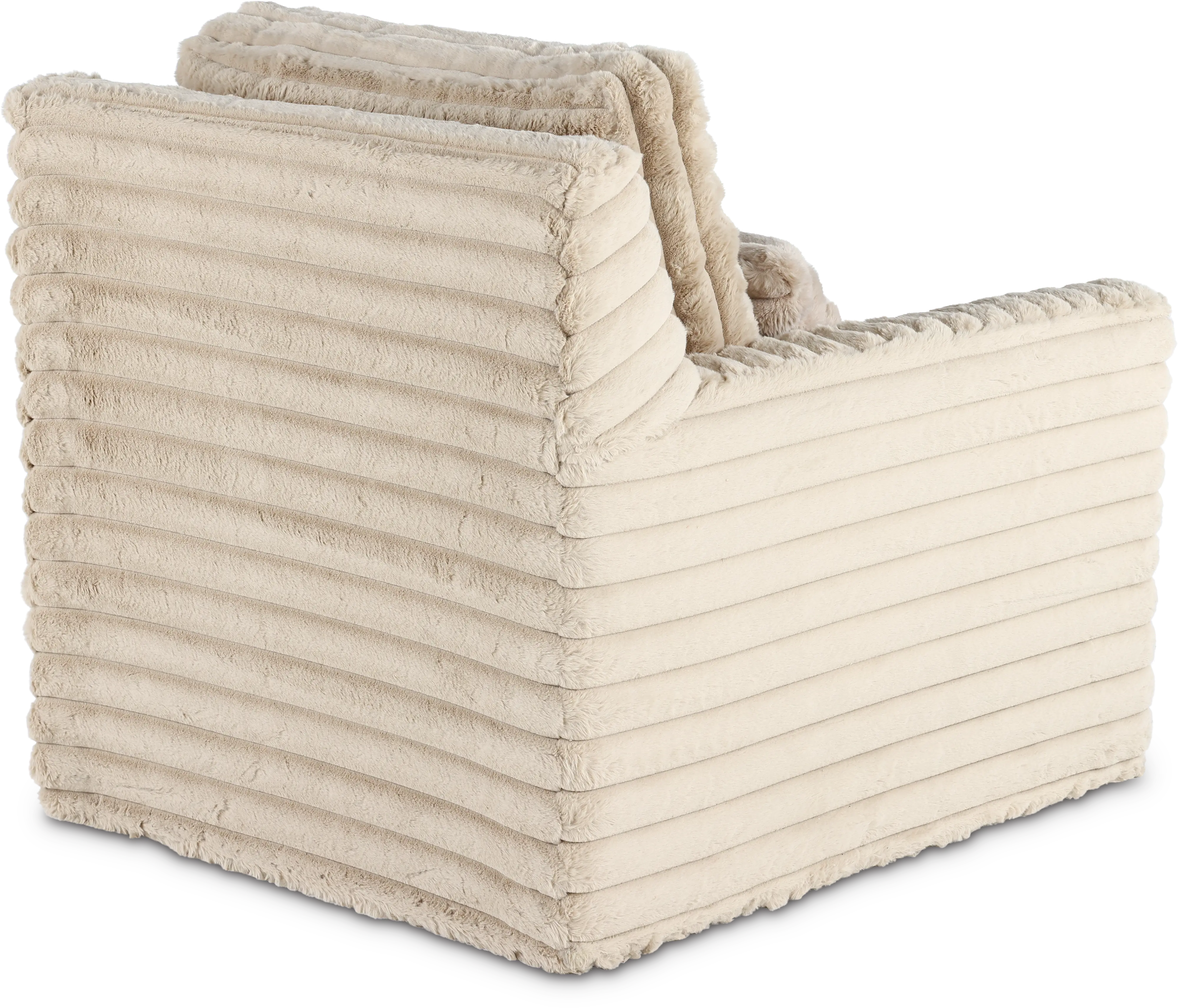 Caspian Beige Swivel Chair-7