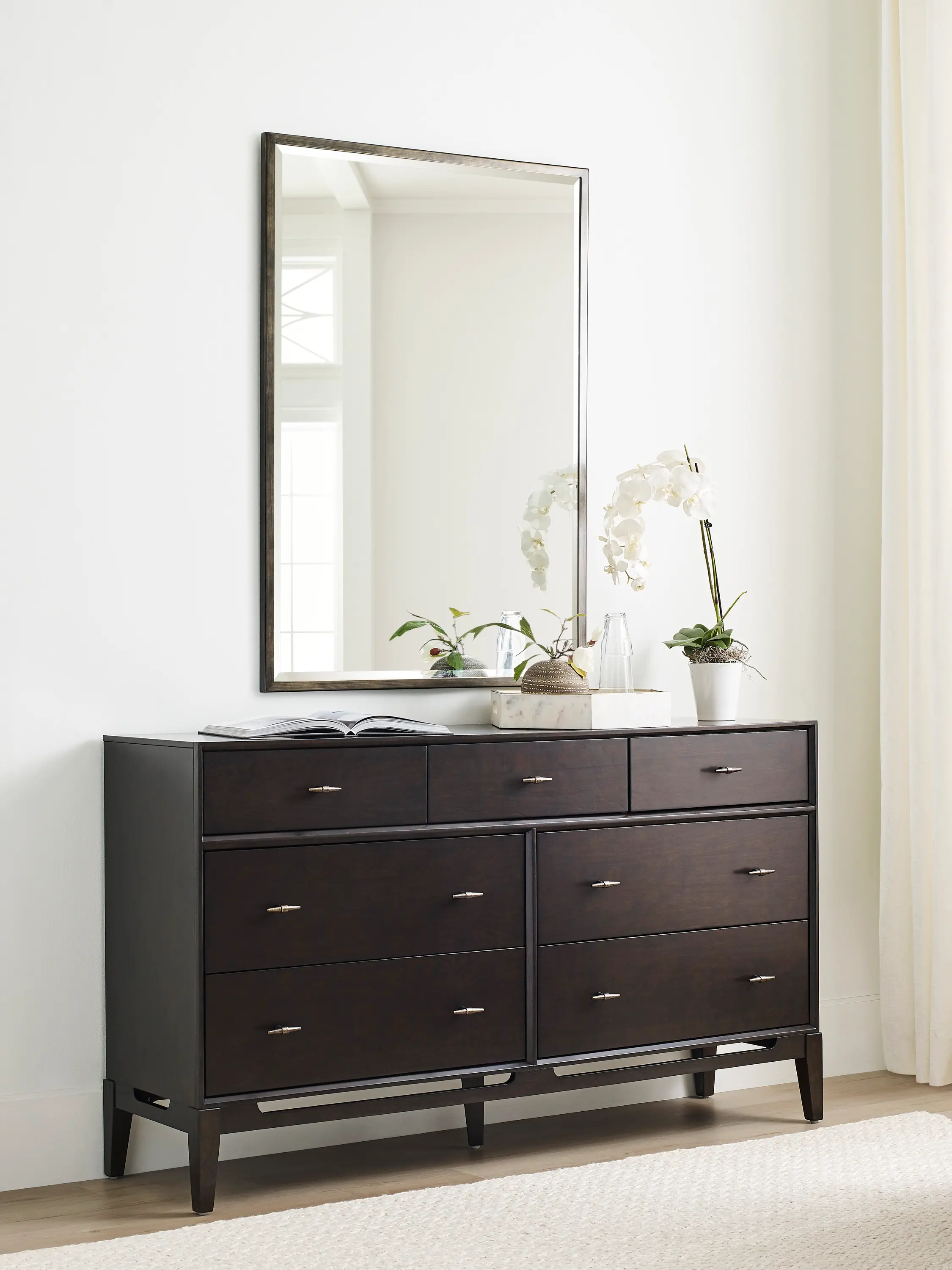 Sutton Dark Brown Dresser-2