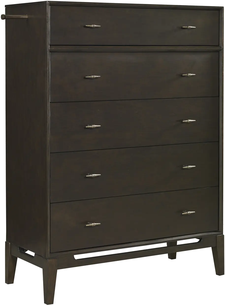 Sutton Dark Brown Chest of Drawers-1