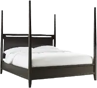 Sutton Dark Brown King Poster Bed