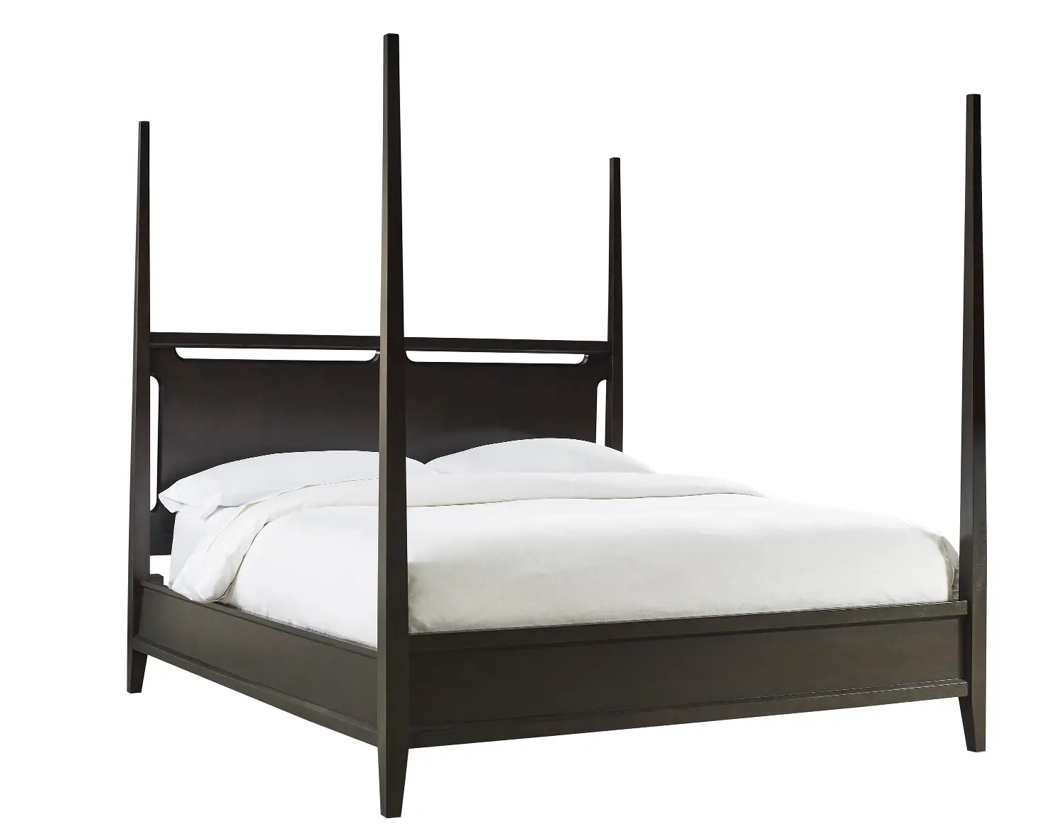 Sutton Dark Brown Queen Poster Bed-1