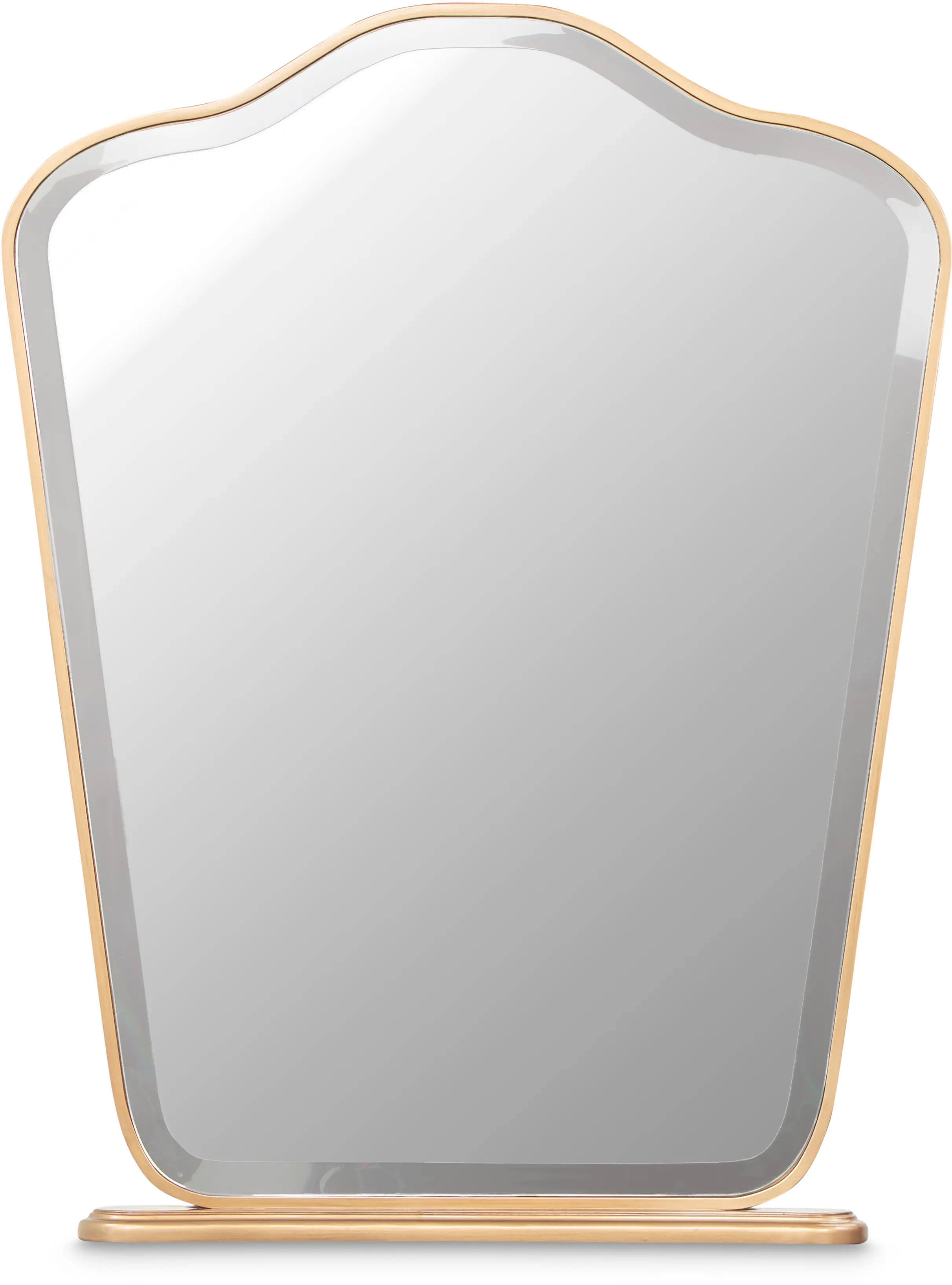 Camellia Antique Gold Vanity Mirror-1