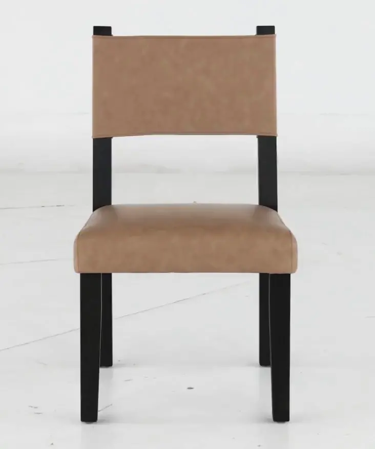 Aubrey Tan and Black Dining Chair-5