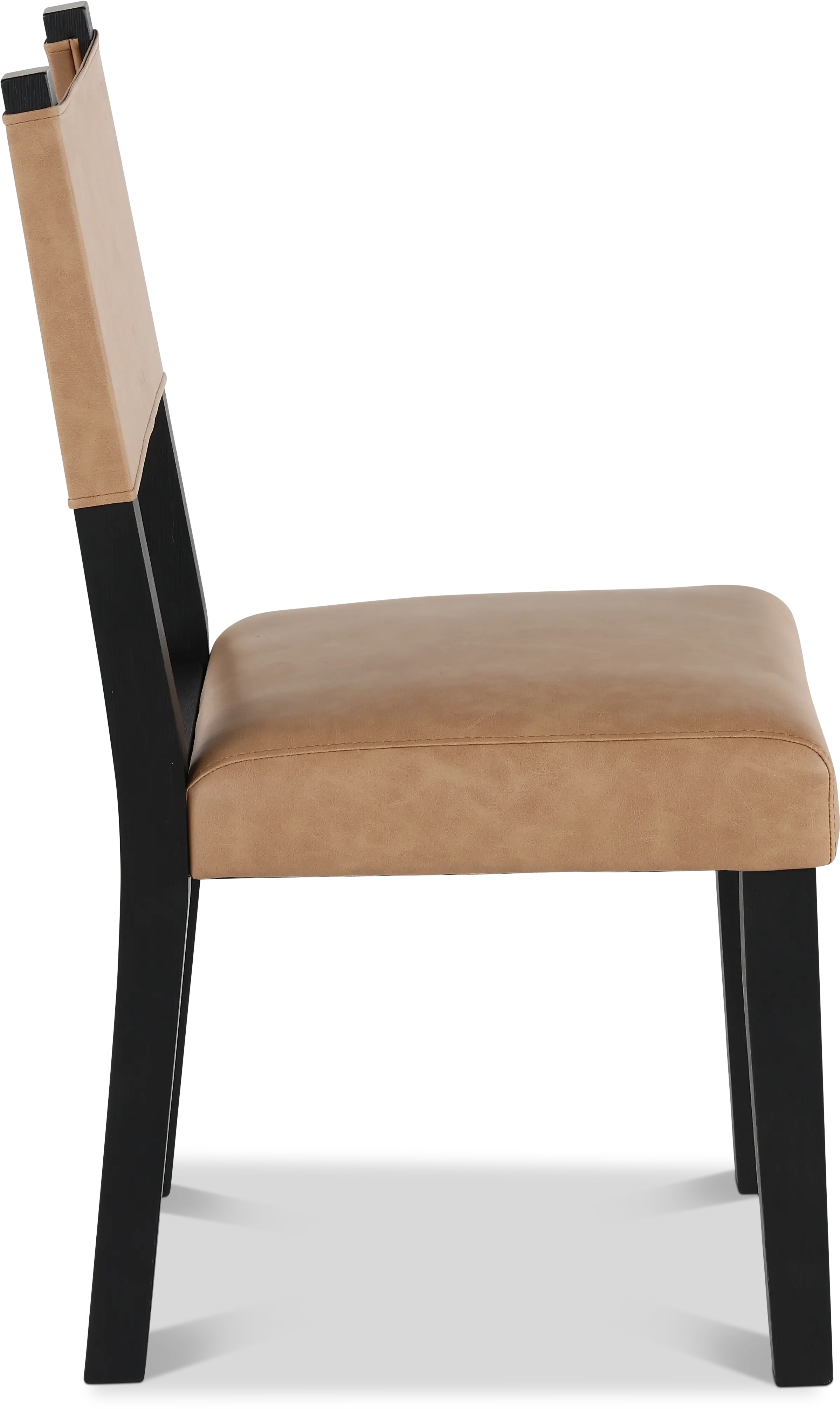 Aubrey Tan and Black Dining Chair-6