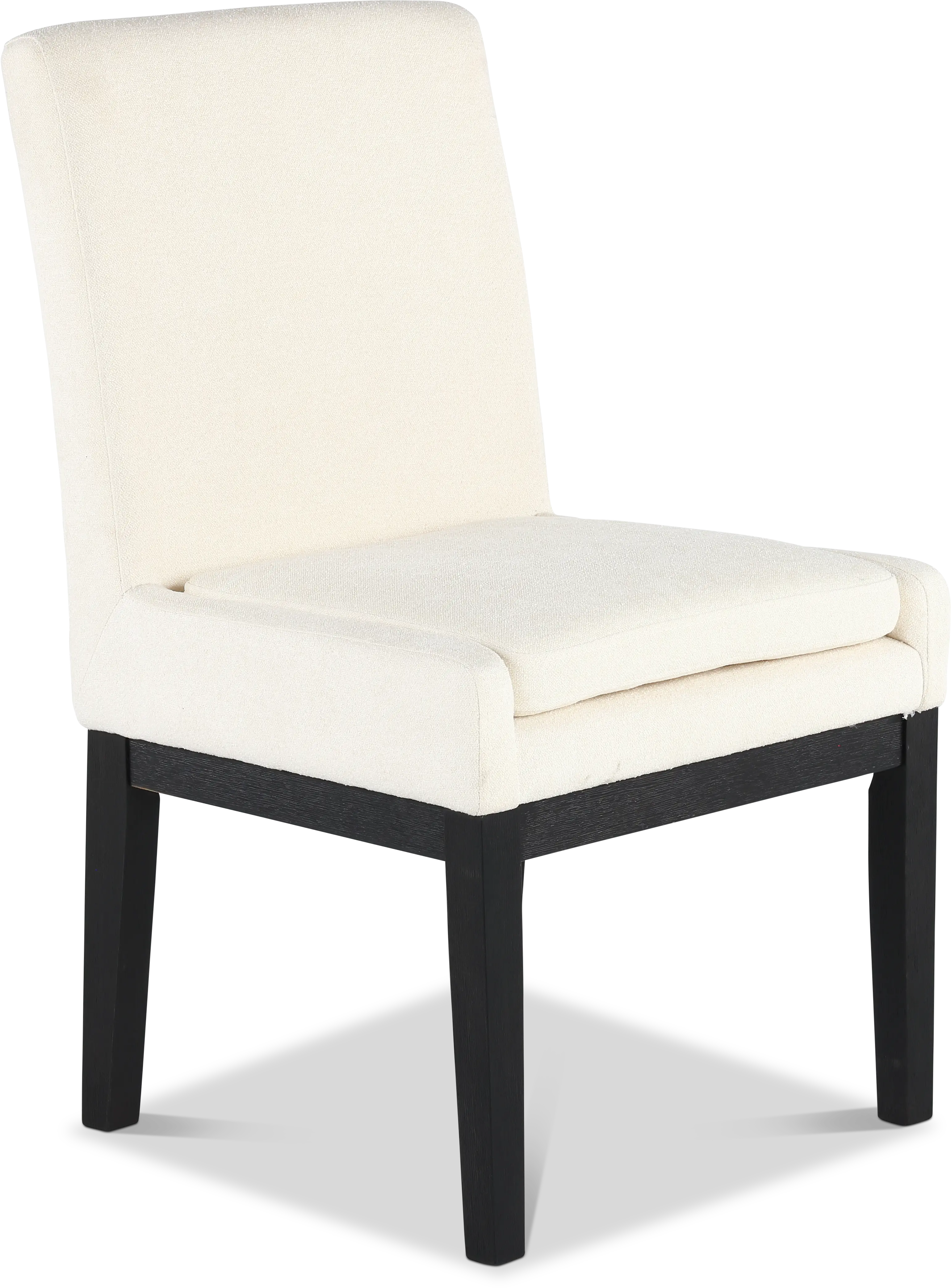 Aubrey White Upholstered Dining Chair-1