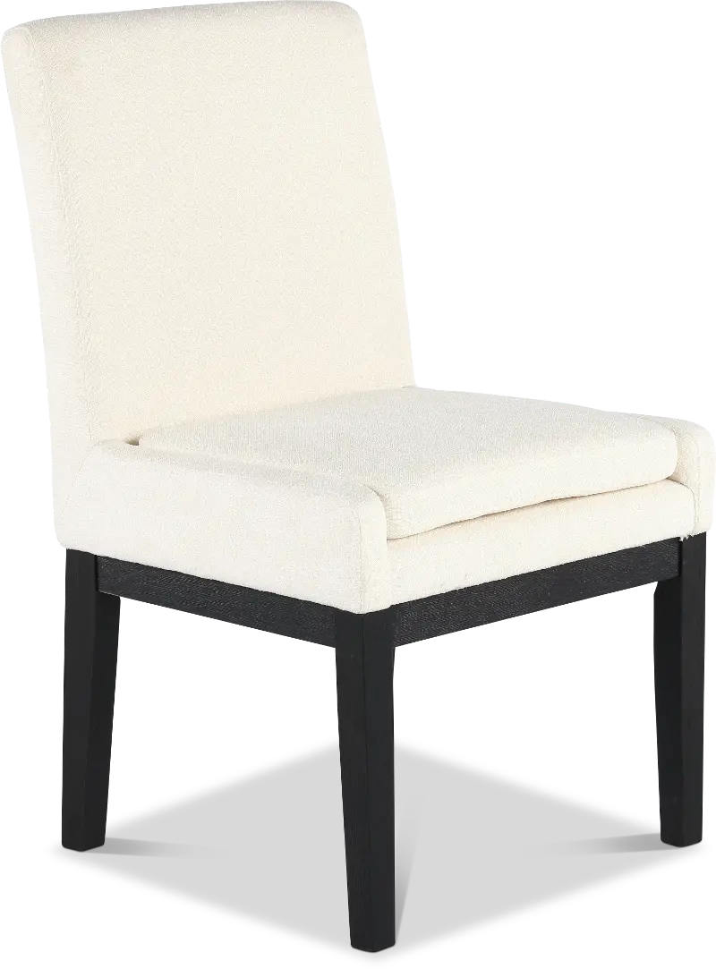 Aubrey White Upholstered Dining Chair