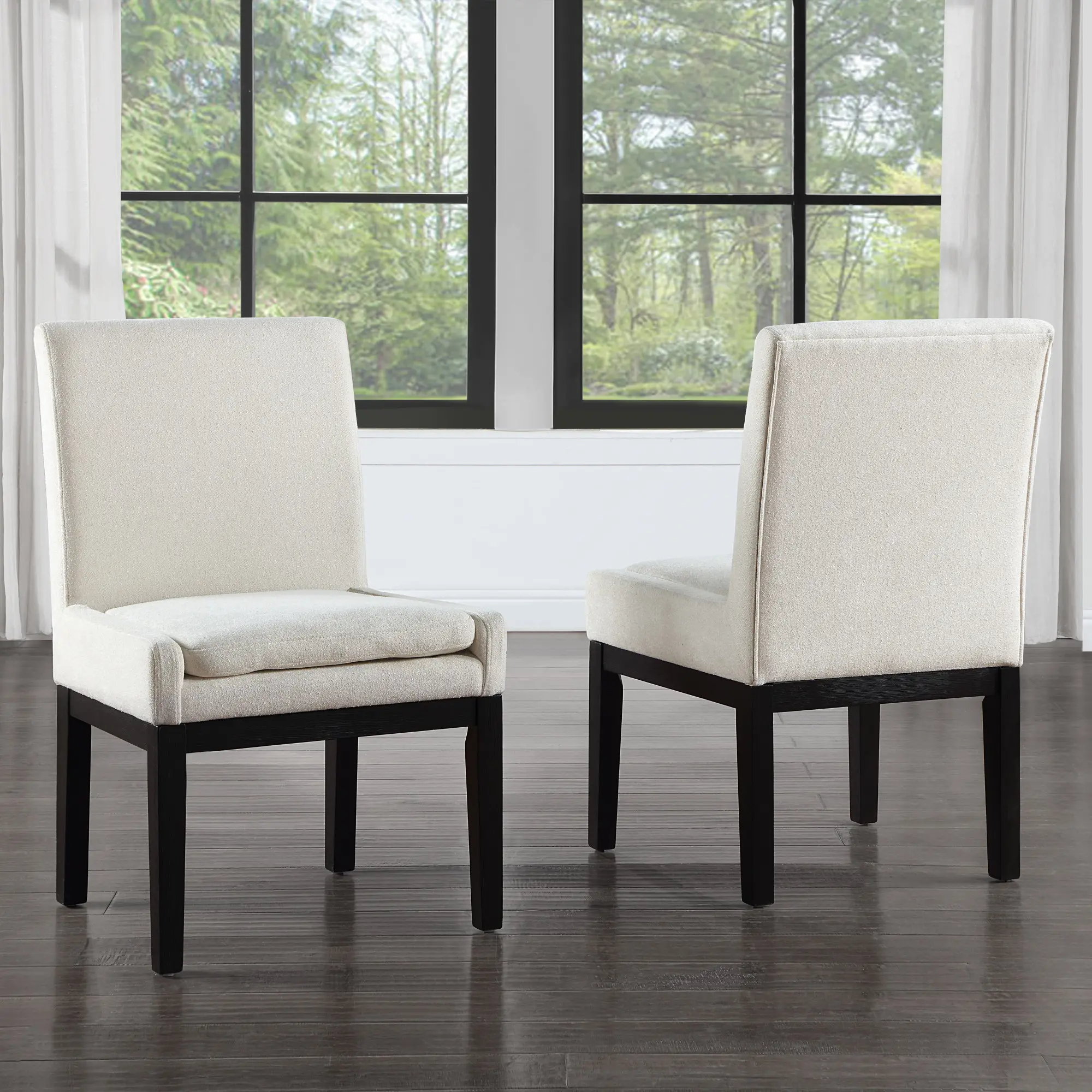 Aubrey White Upholstered Dining Chair-2
