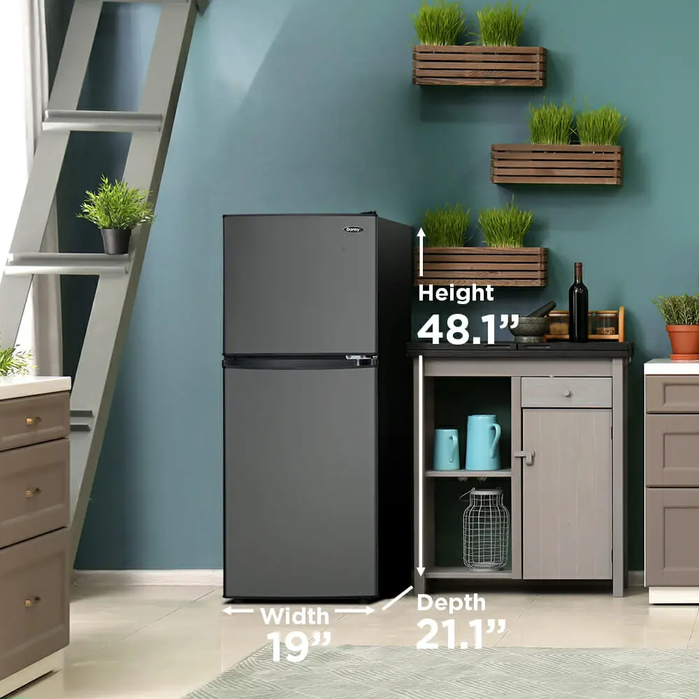 DCR047A1BBSL Danby 4.7 Cu Ft Compact Refrigerator - Black Stainless Steel-7