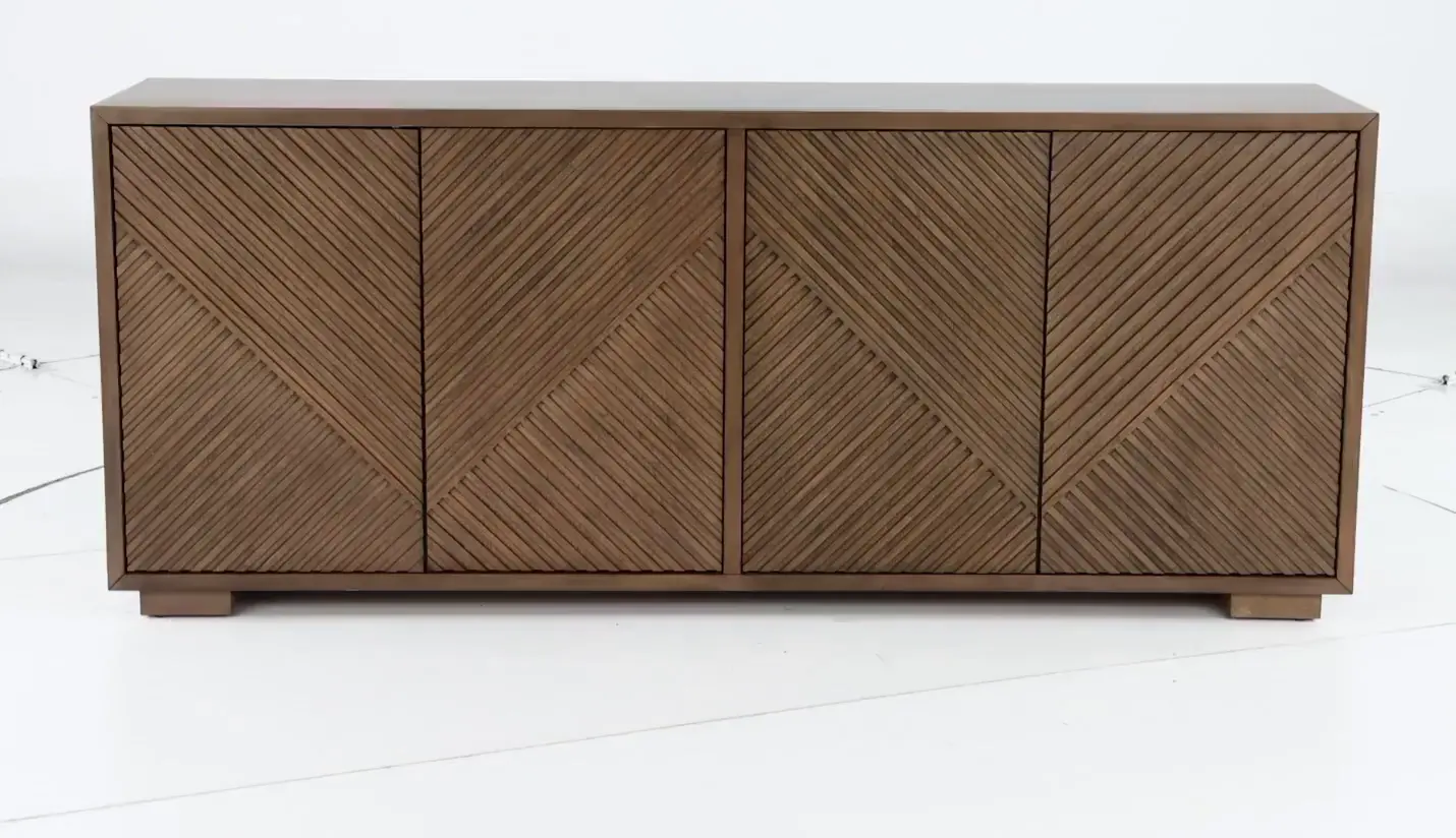214-TV82 Easton Brown 82  TV Stand-5