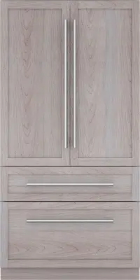 T42IT100NP Thermador 23.1 Cu Ft Built-In French Door Refrigerator - Counter Depth, Panel Ready