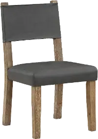 Aubrey Driftwood and Gray Dining Chair
