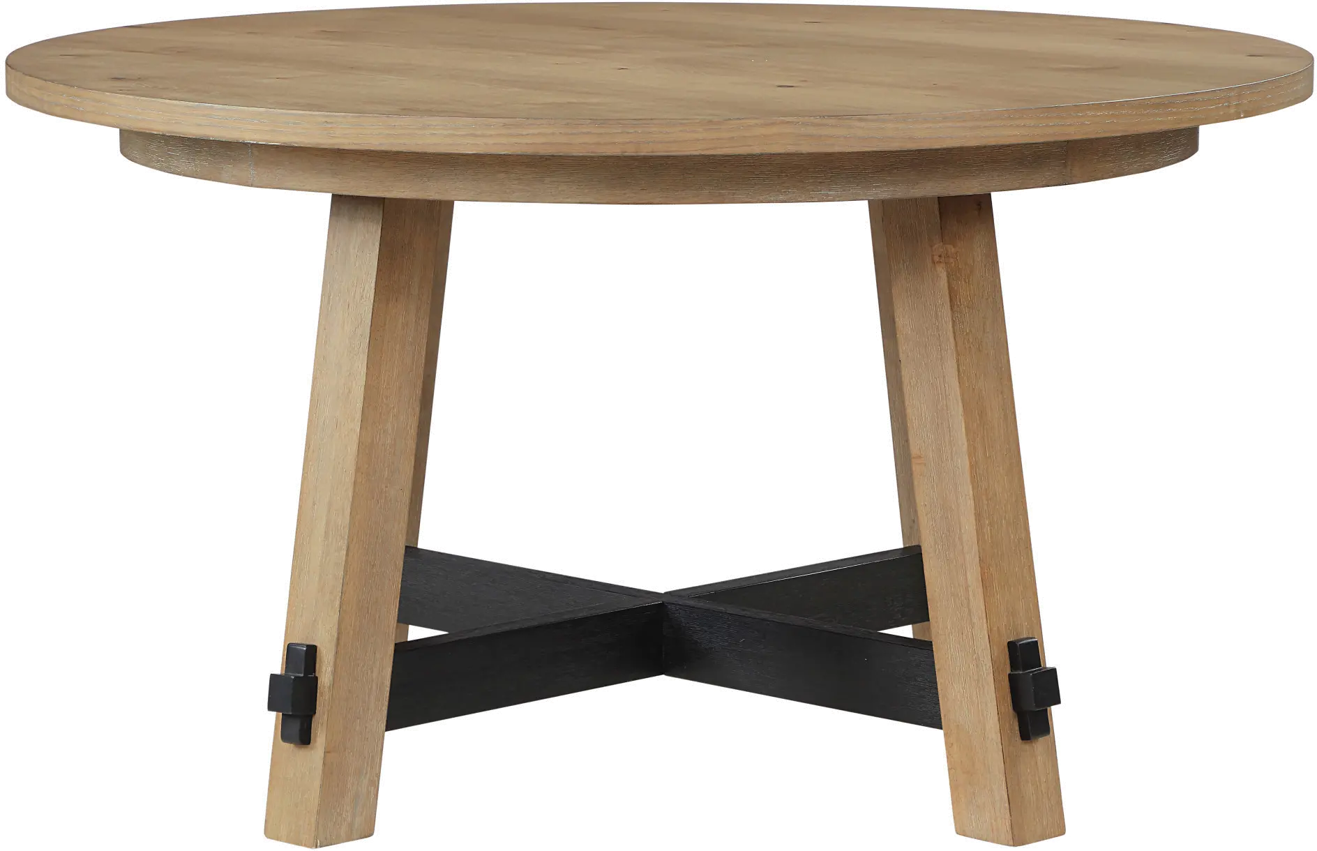 Aubrey Natural Round Dining Table-3