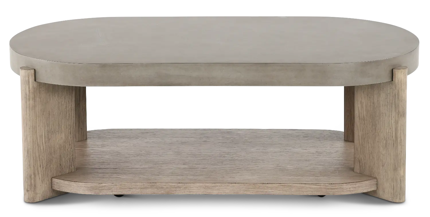 674-OT1011 Affinity Faux Concrete Coffee Table-1