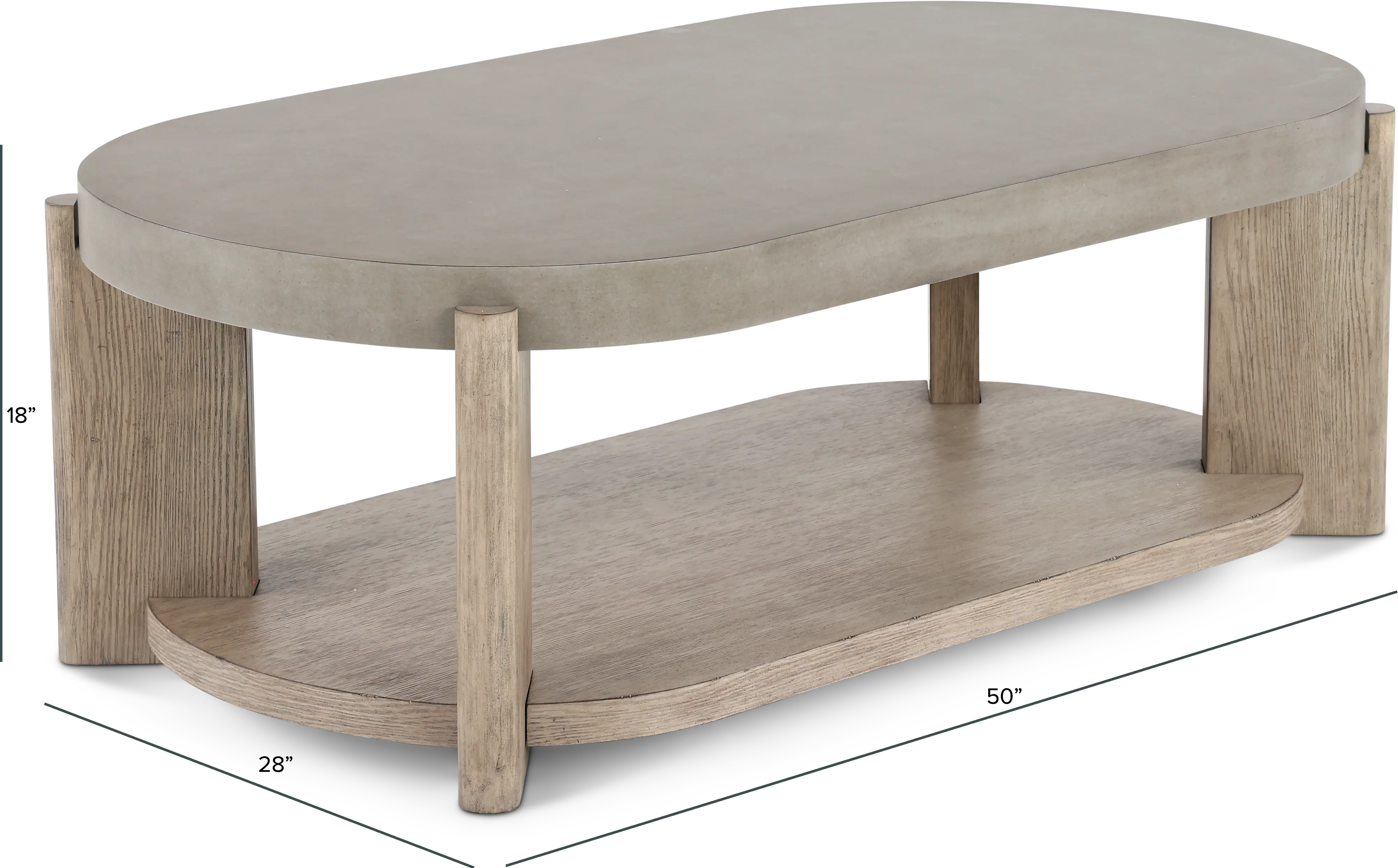 674-OT1011 Affinity Faux Concrete Coffee Table-3